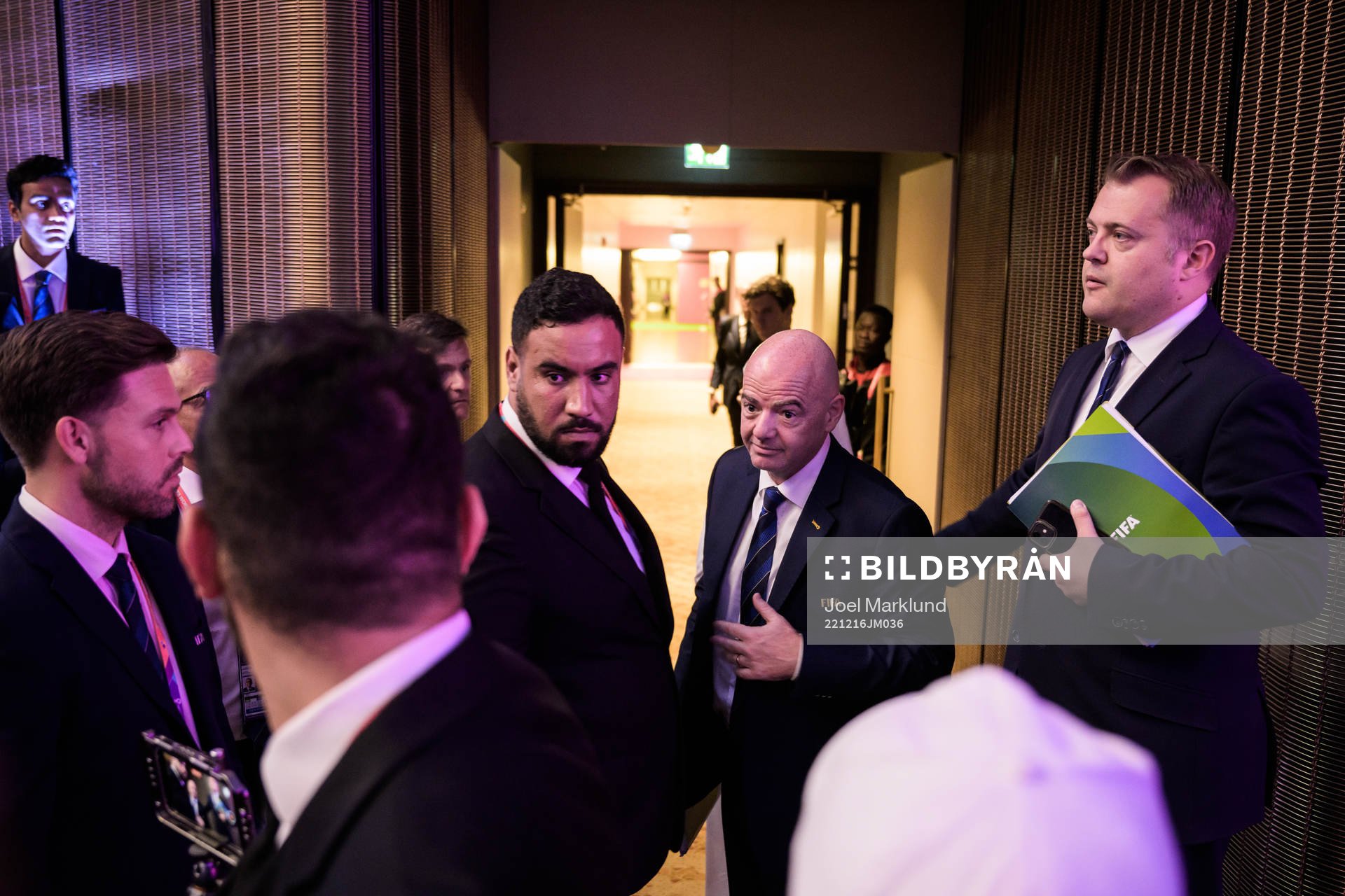 Gianni Infantino, president of FIFA, and communications