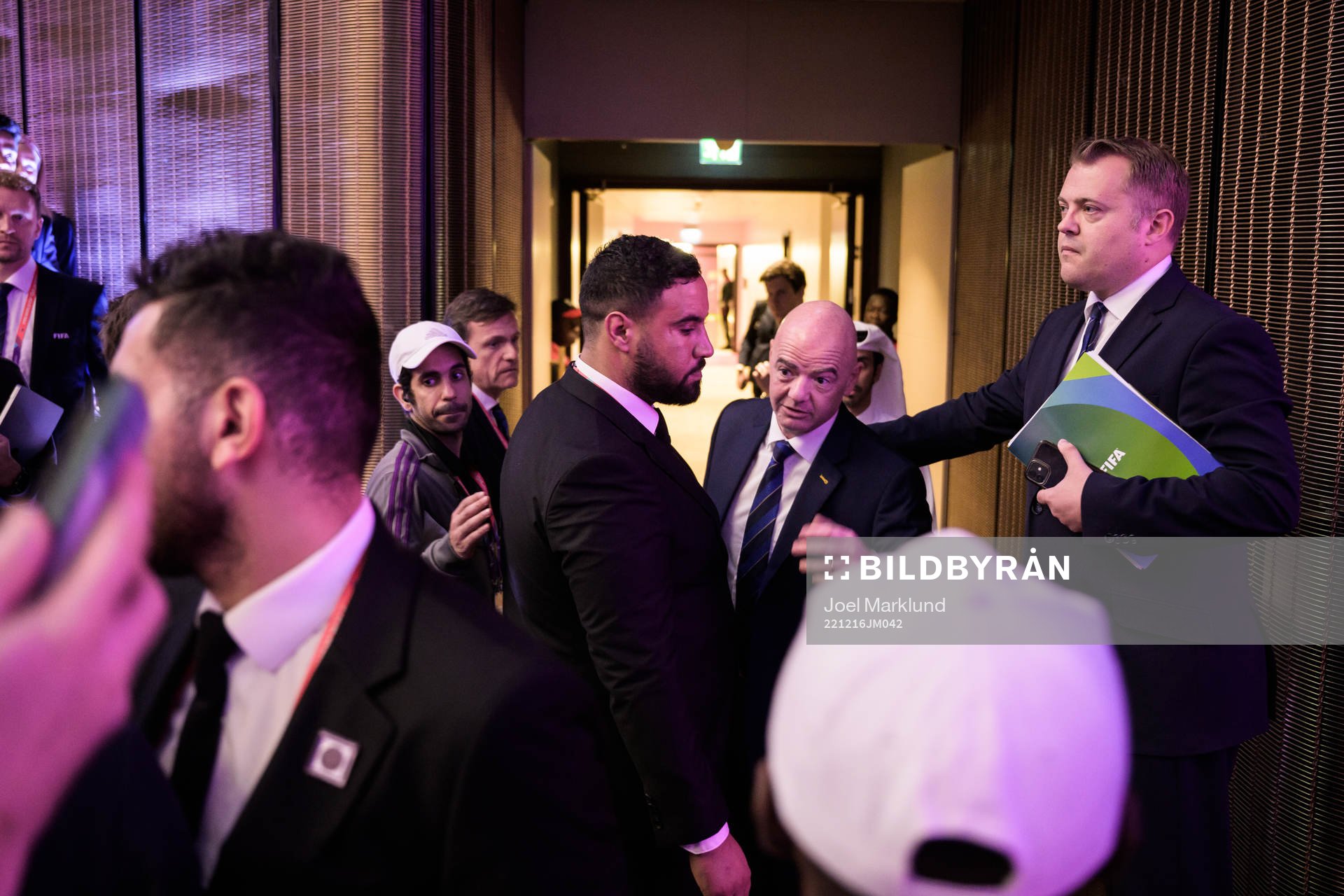 Gianni Infantino, president of FIFA, and communications