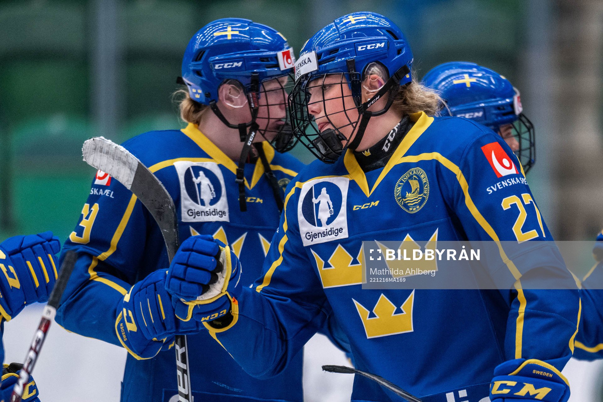 Elin Svensson of Sweden looks dejected