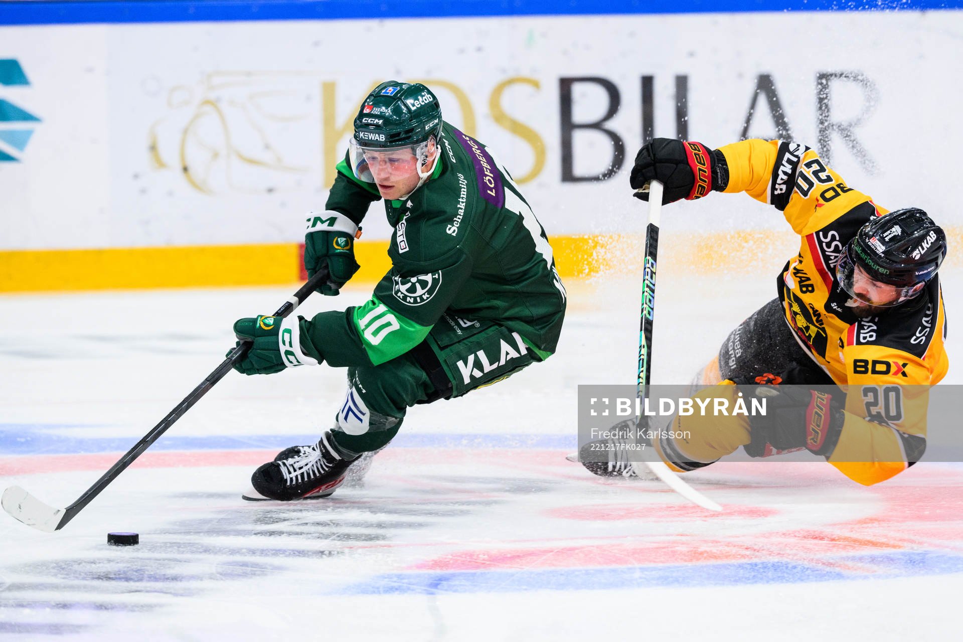 Färjestads Marcus Nilsson och Luleås Jack Connolly