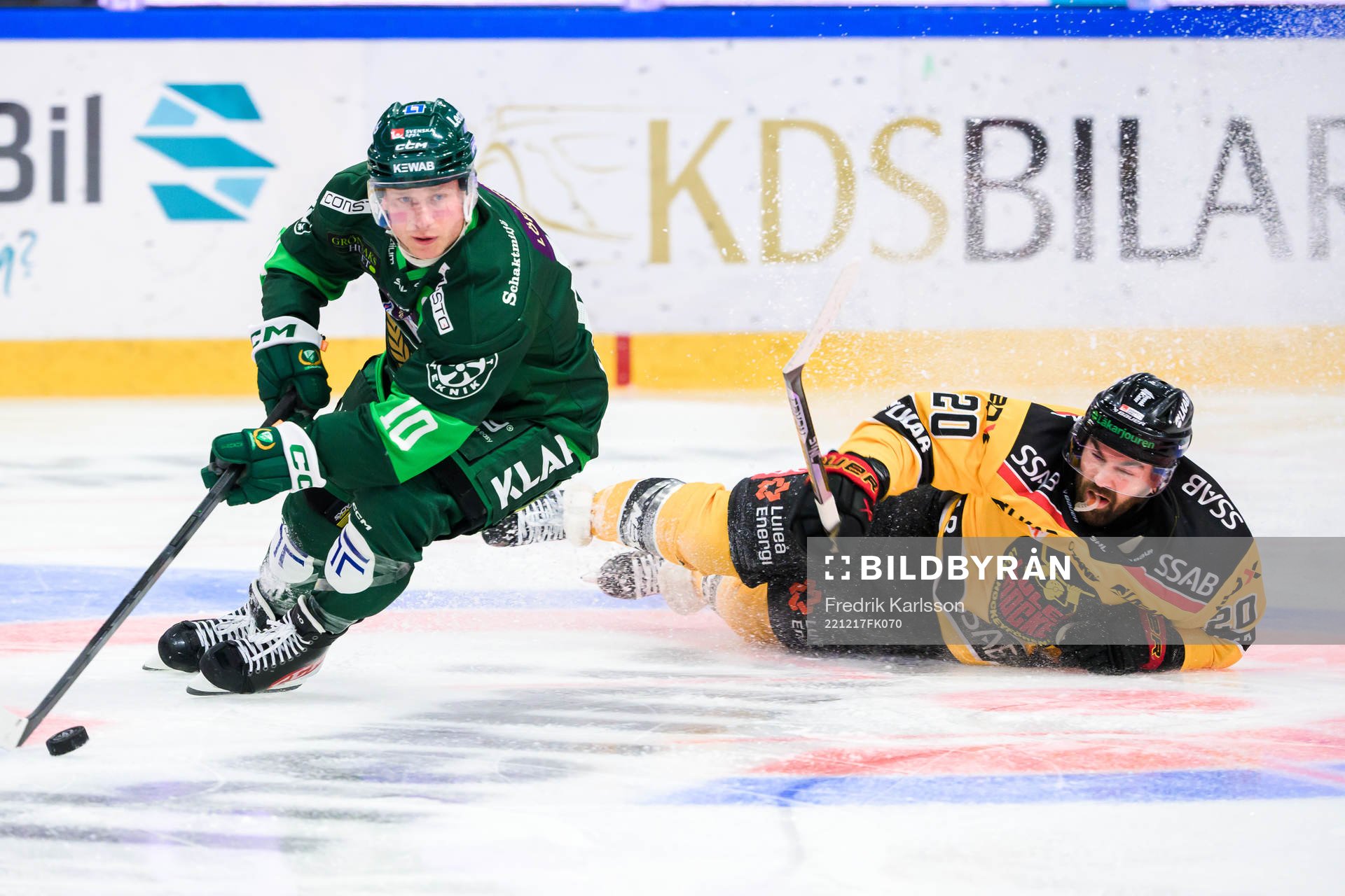 Färjestads Marcus Nilsson och Luleås Jack Connolly