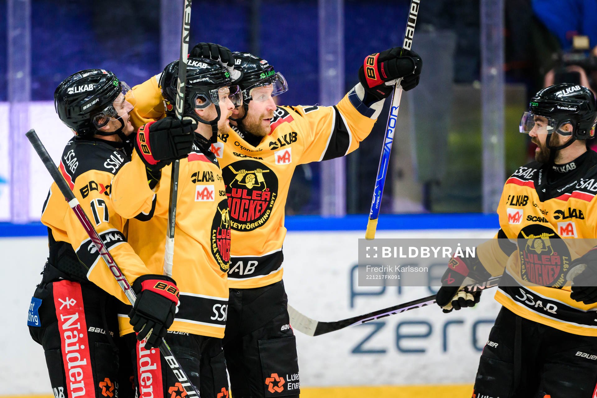 Luleås Isac Brännström, Brendan Shinnimin, Leo Komarov