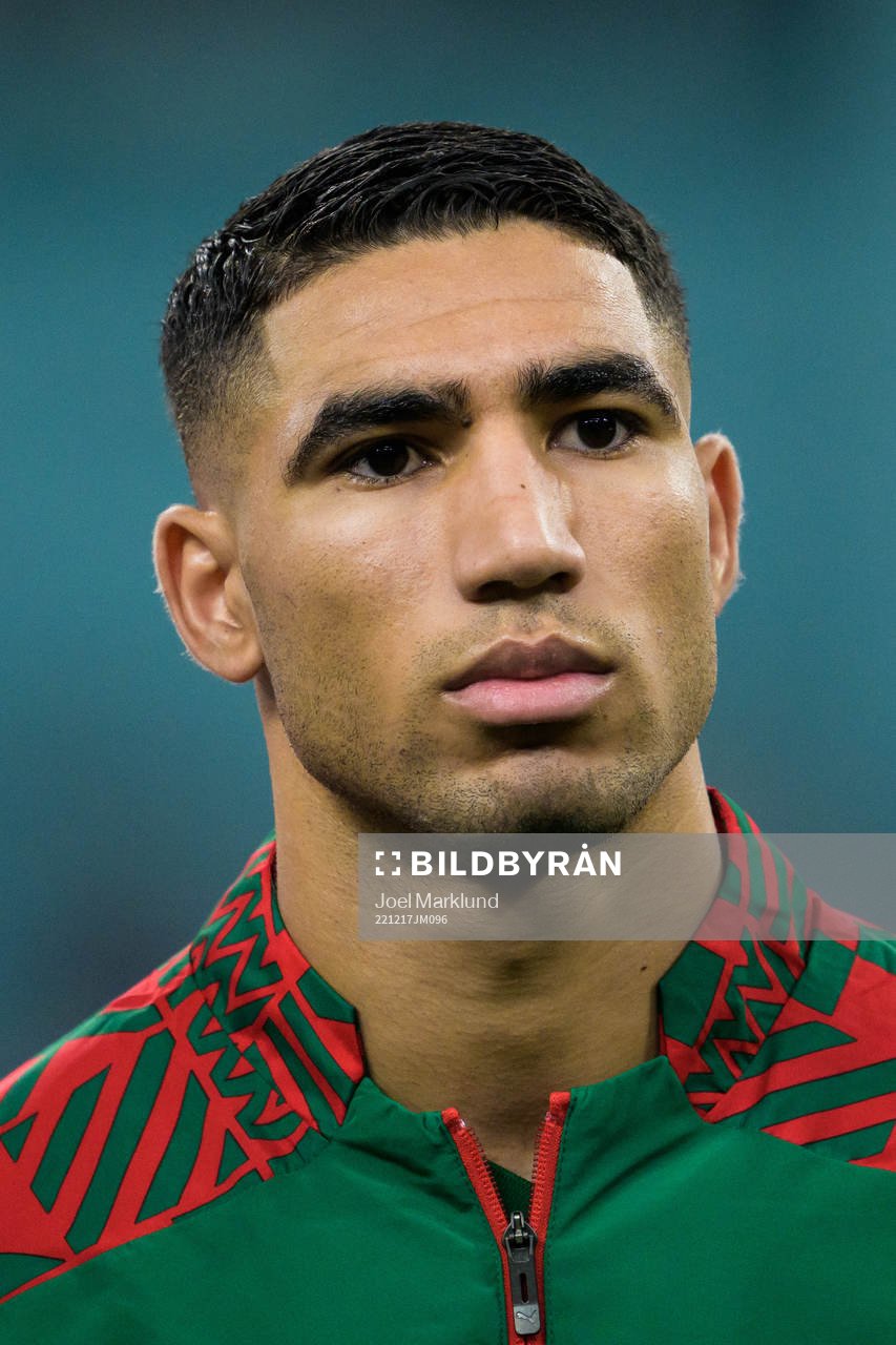 Achraf Hakimi of Morocco