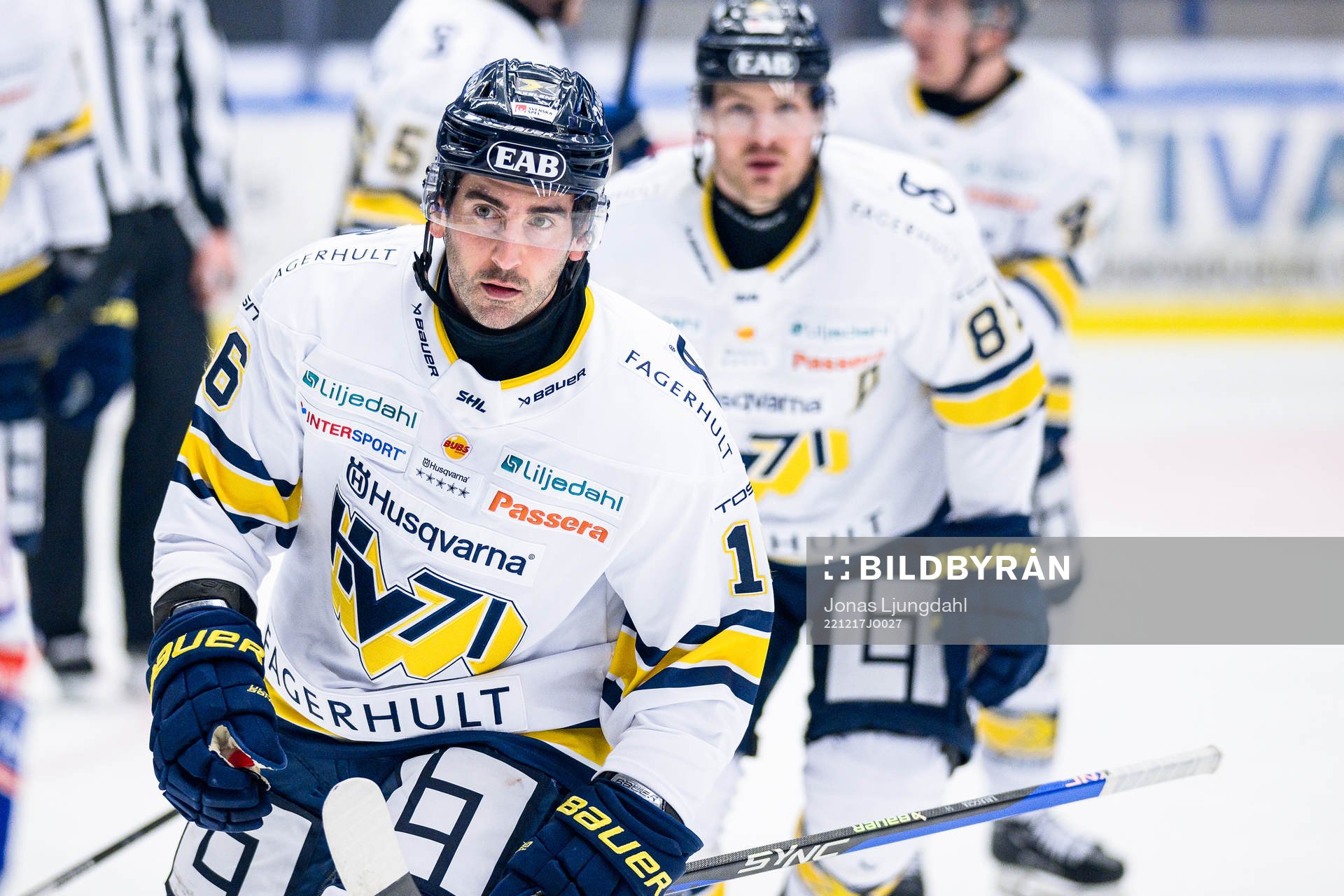 HV71s Joseph Laleggia jublar