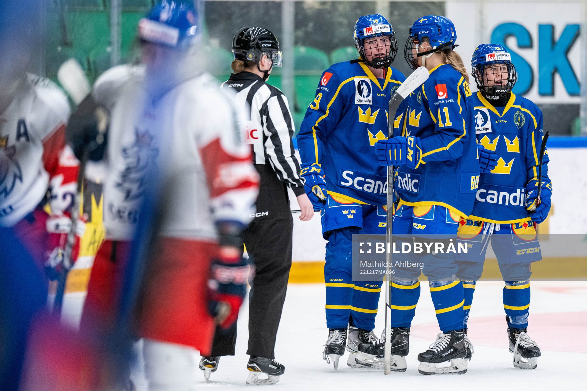 Sara Hjalmarsson,Josefin Bouveng and Lisa Johansson