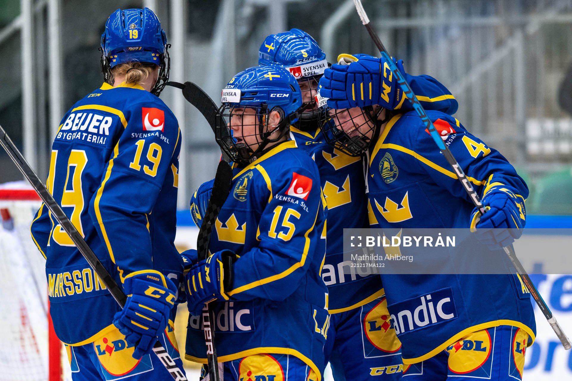 Lisa Johansson, Annie Silén and Linnéa Andersson of
