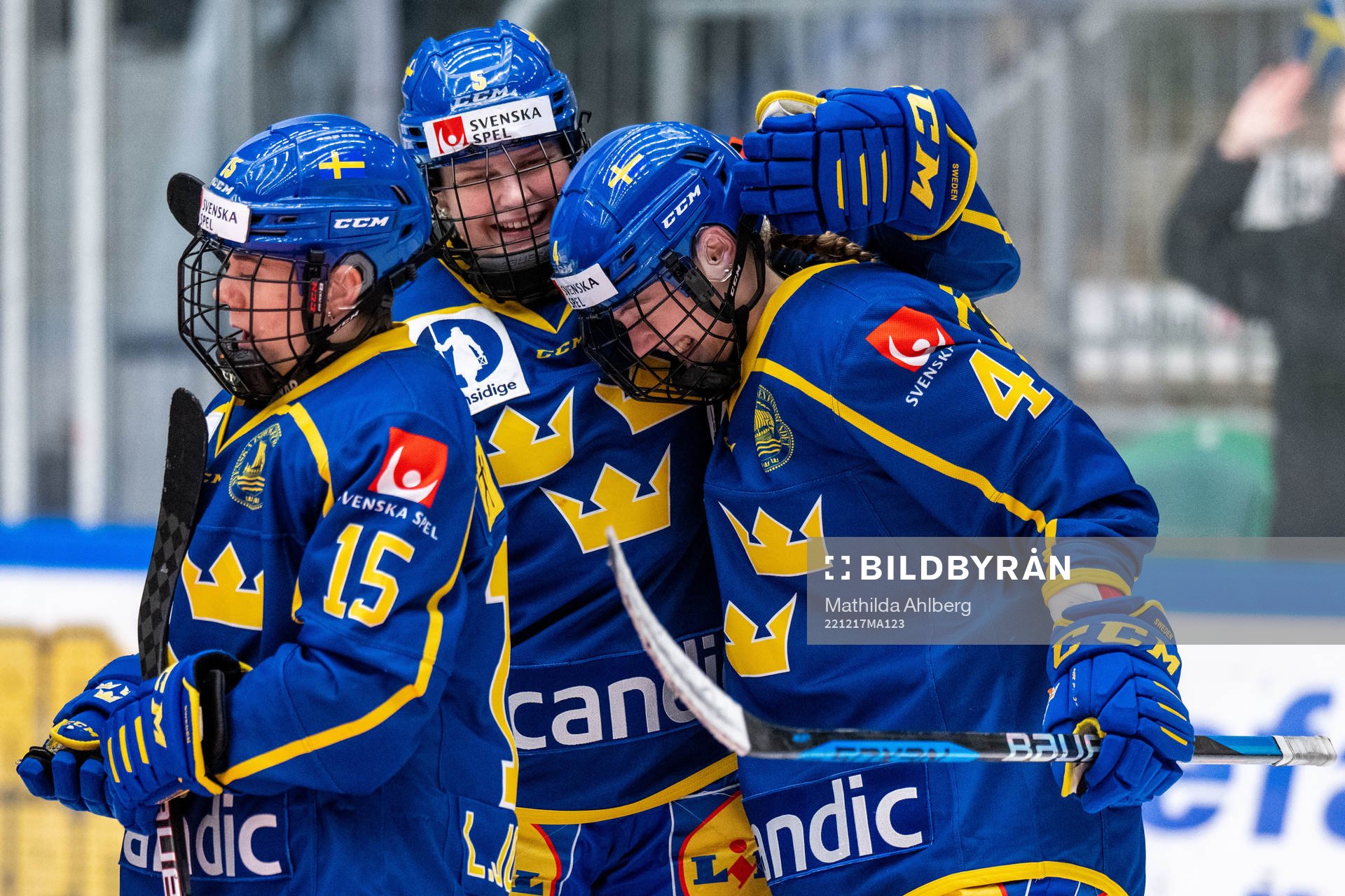 Lisa Johansson, Annie Silén and Linnéa Andersson of