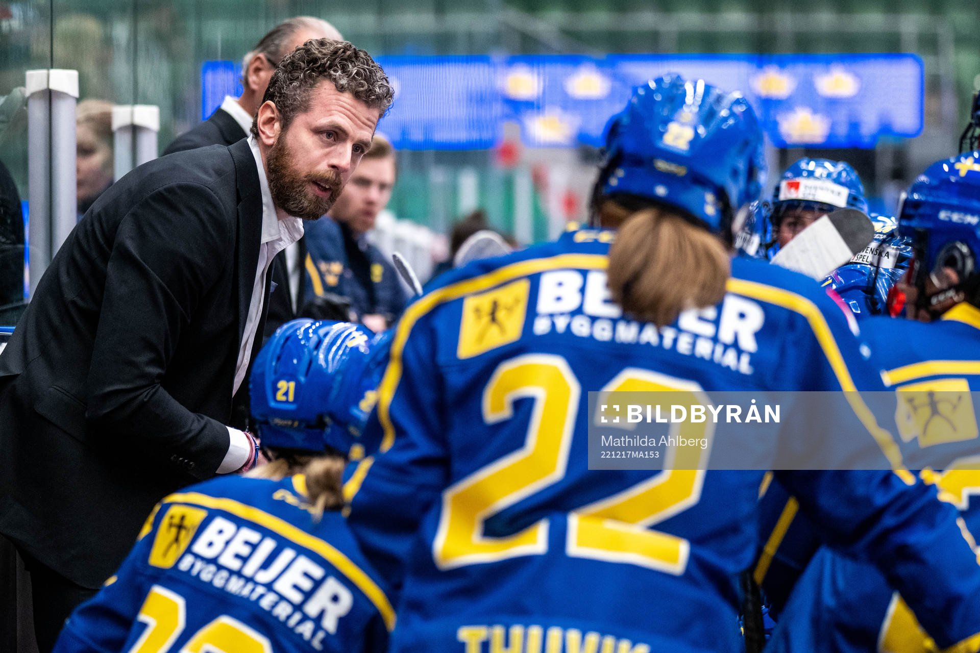 Head coach Ulf Lundberg of Sweden