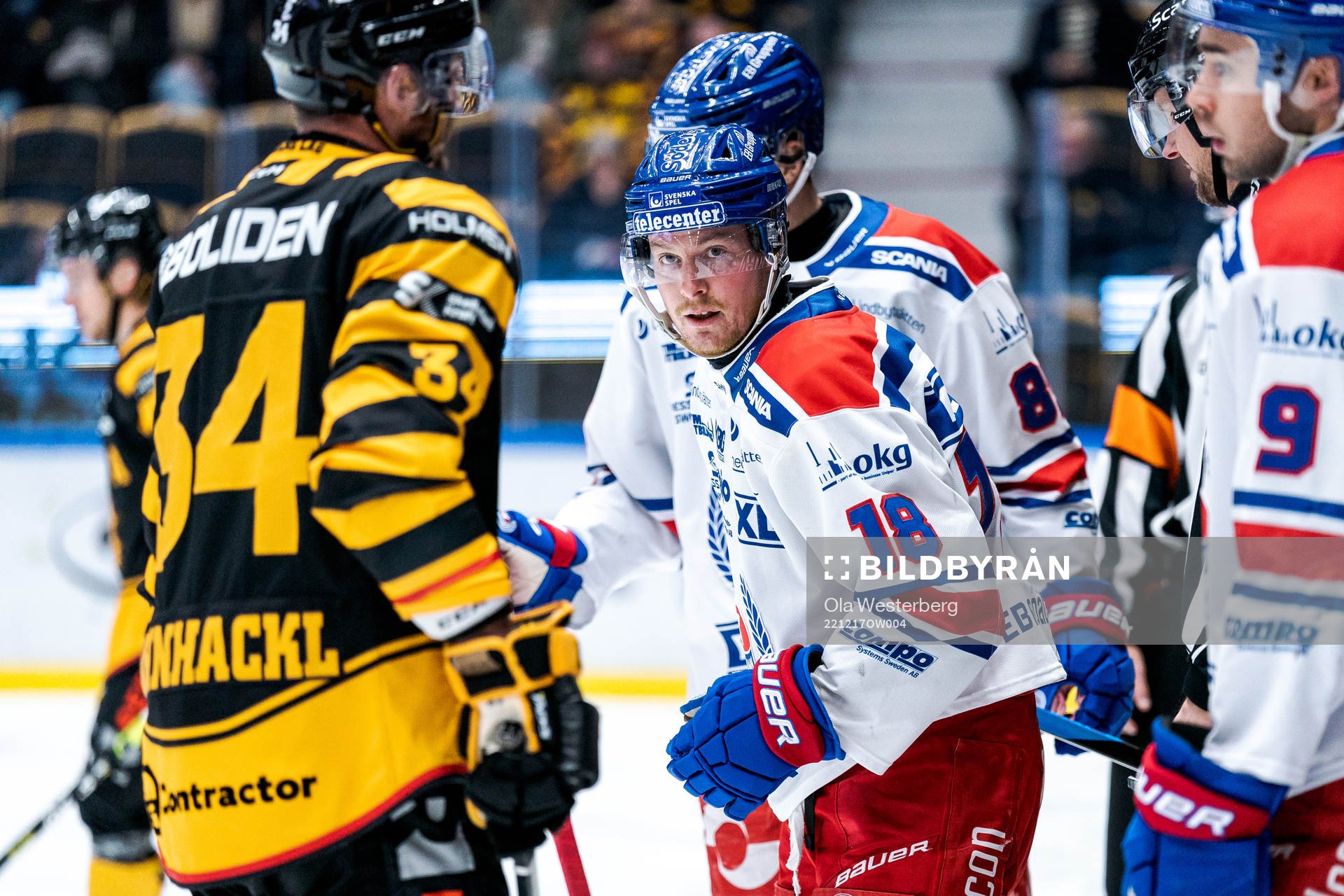 Skellefteås Tom Kühnhackl och Oskarshamns Niclas Burström