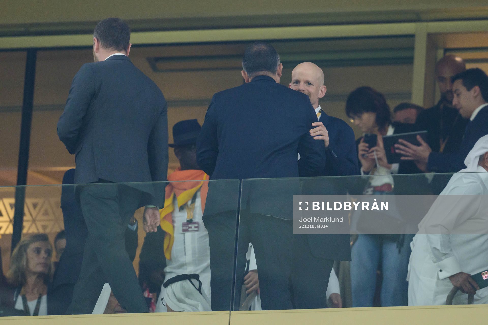FIFA Deputy Secretary General Mattias Grafström during the FIFA World Cup 2022 final between Argentina and France on December 18, 2022 in Doha.
