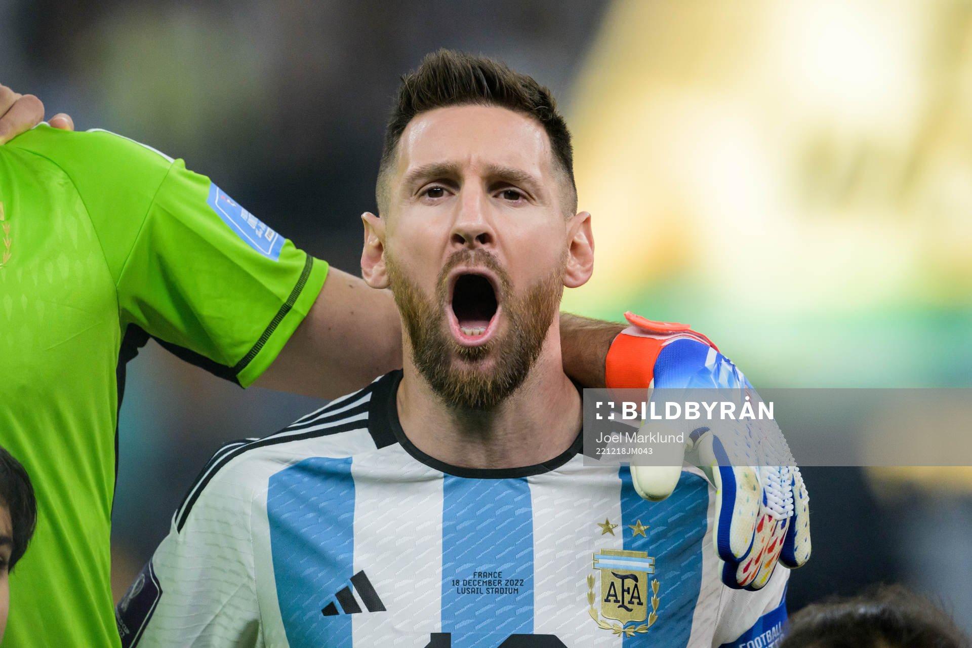 Lionel Messi of Argentina