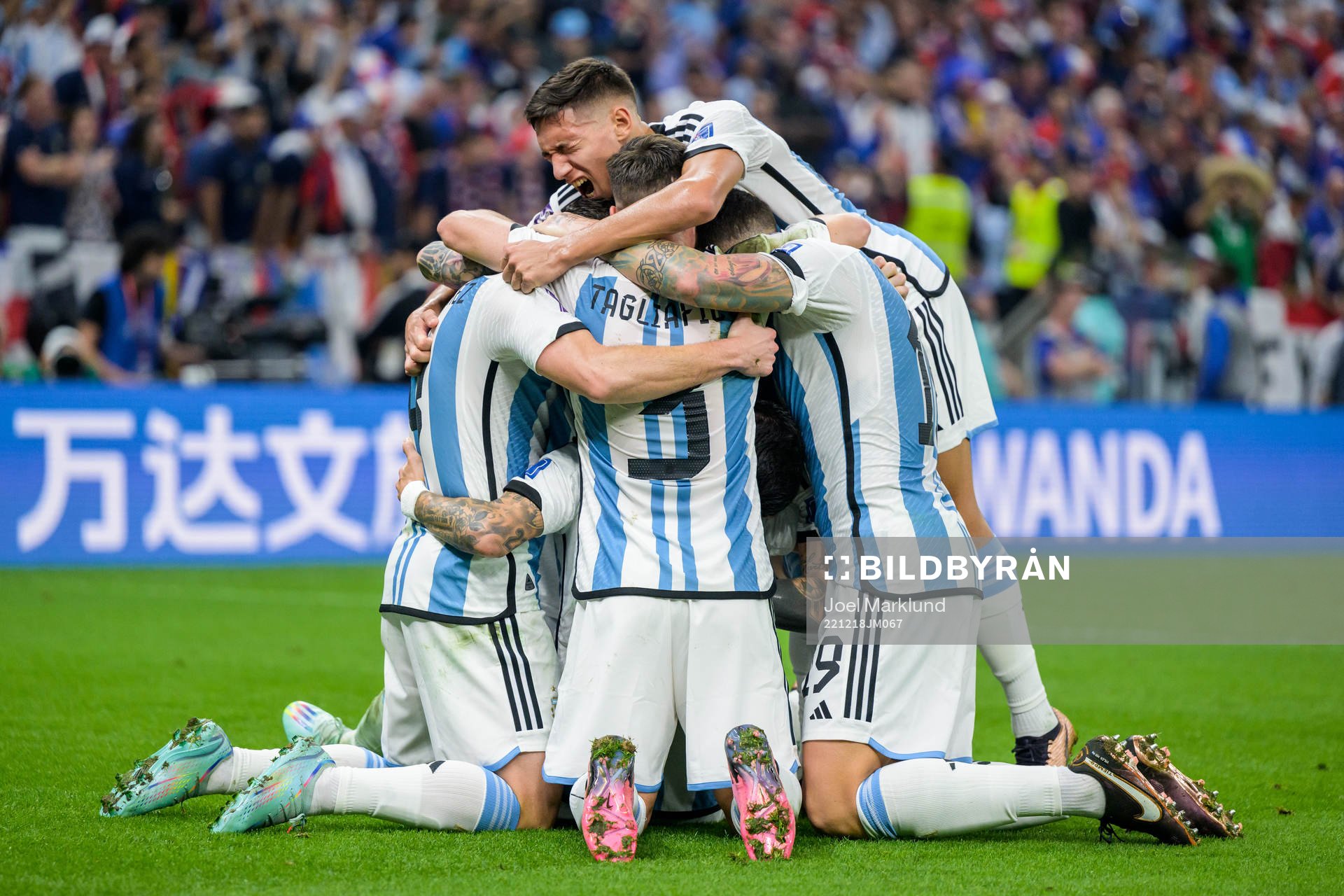 Players of Argentina celebrate