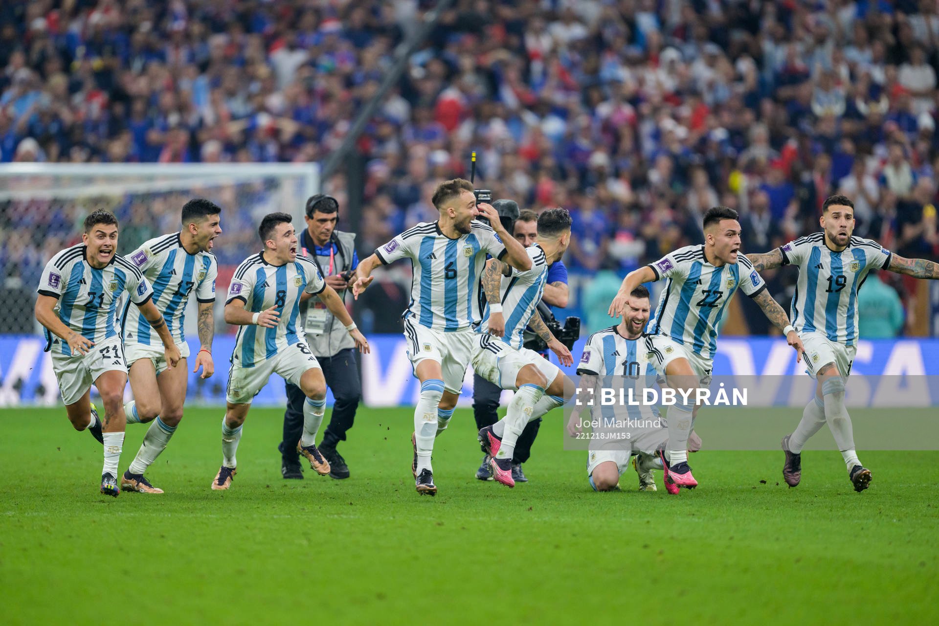 Paulo Dybala, Cristian Romero, Marcos Acuna, German