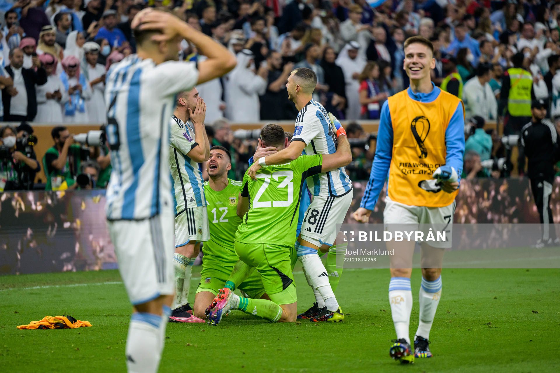 goalkeeper Geronimo Rulli, goalkeeper Emiliano Martinez and