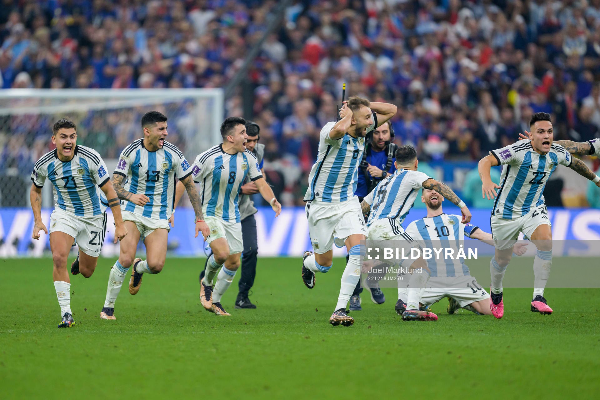 Paulo Dybala, Cristian Romero, Marcos Acuna, German