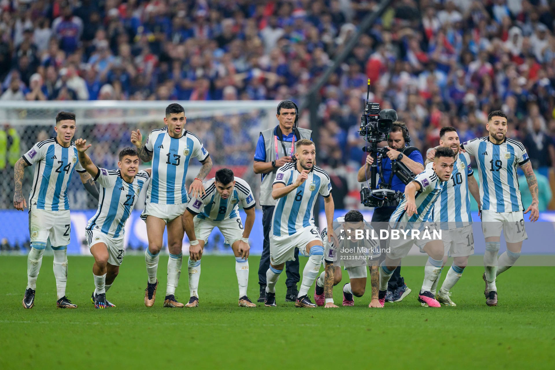 Enzo Fernandez, Paulo Dybala, Cristian Romero, Marcos