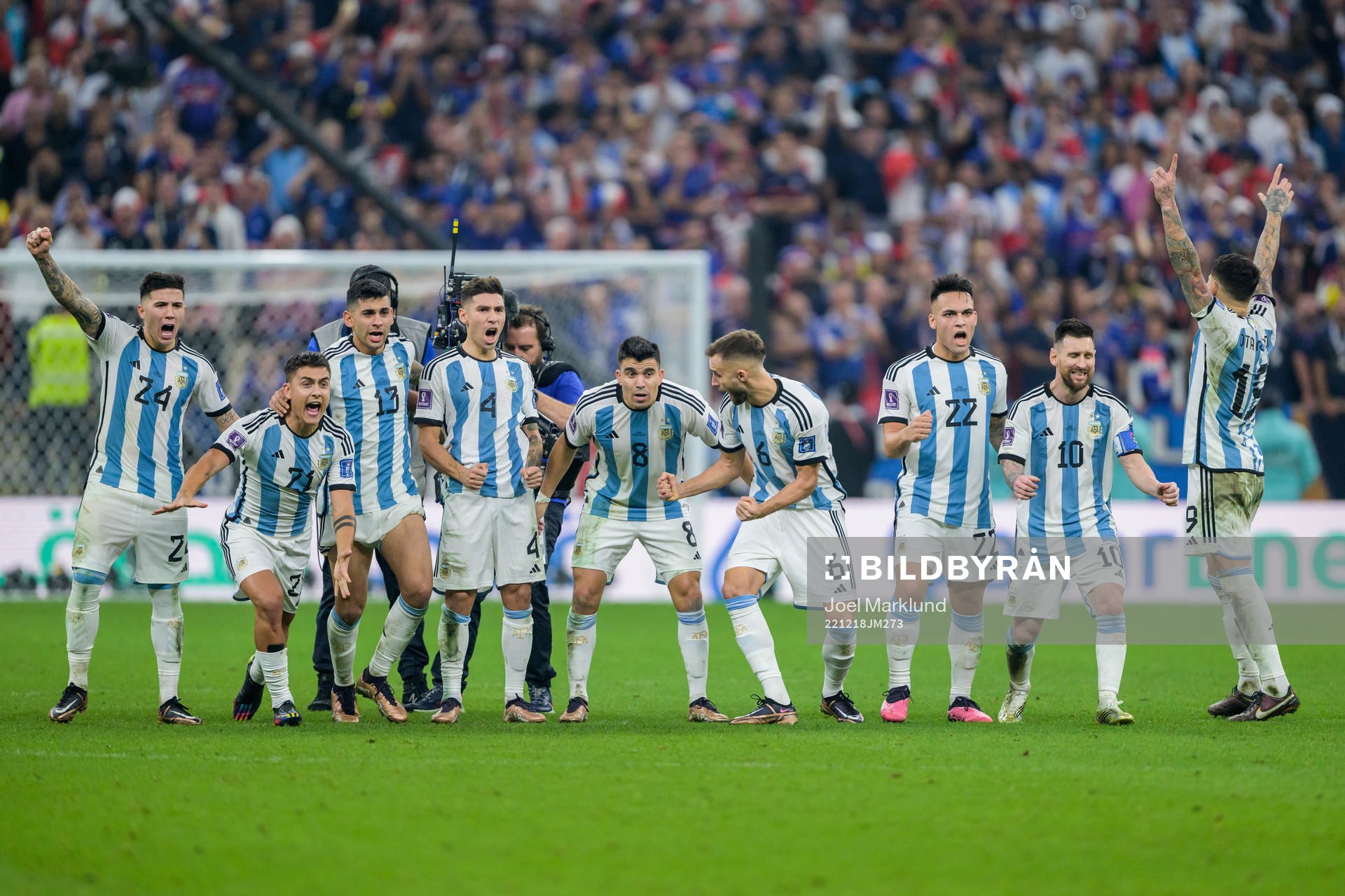 Enzo Fernandez, Paulo Dybala, Cristian Romero, Gonzalo
