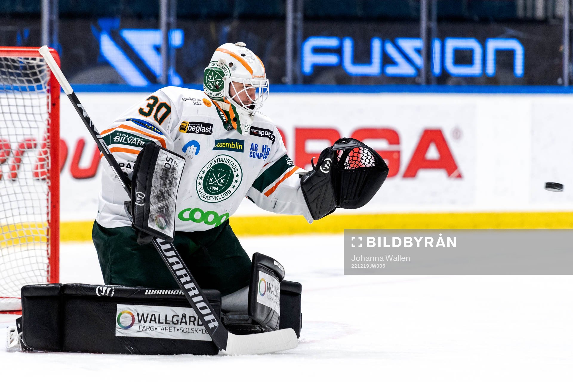 Kristianstads målvakt Filip Larsson