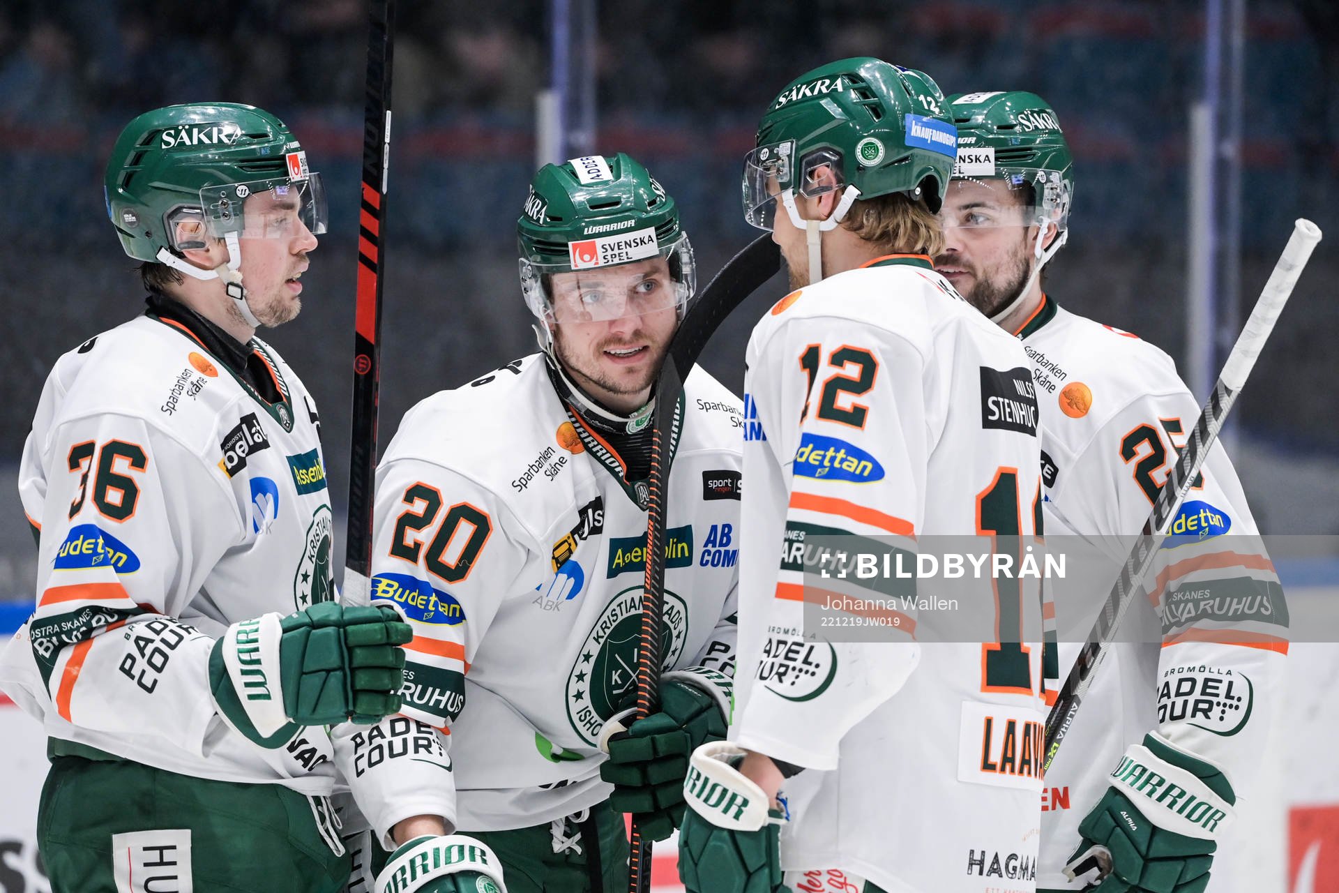 Kristianstads Pontus Netterberg jublar med lagkamrater
