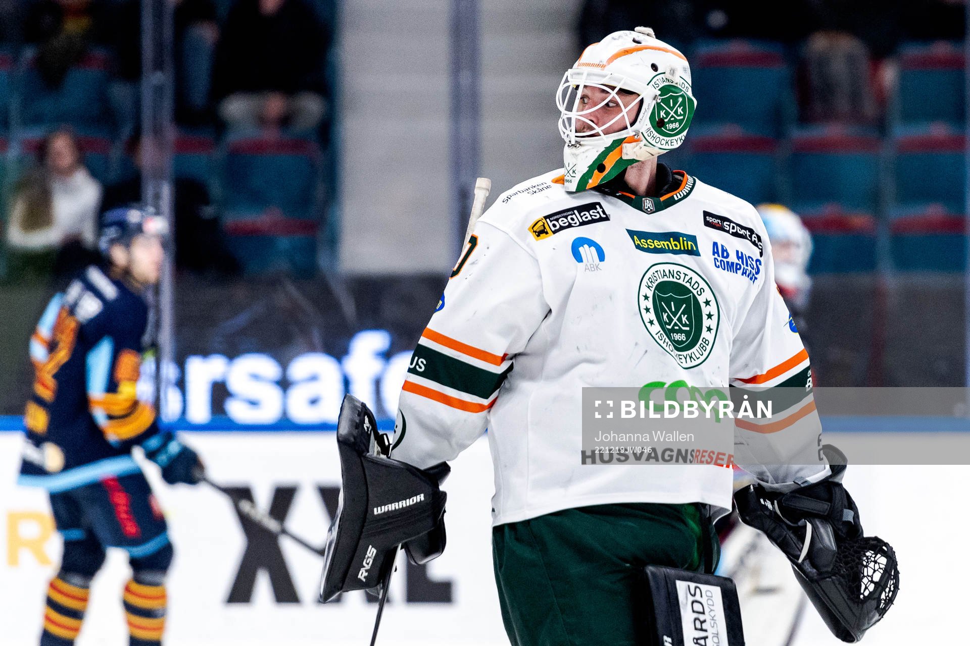 Kristianstads målvakt Filip Larsson