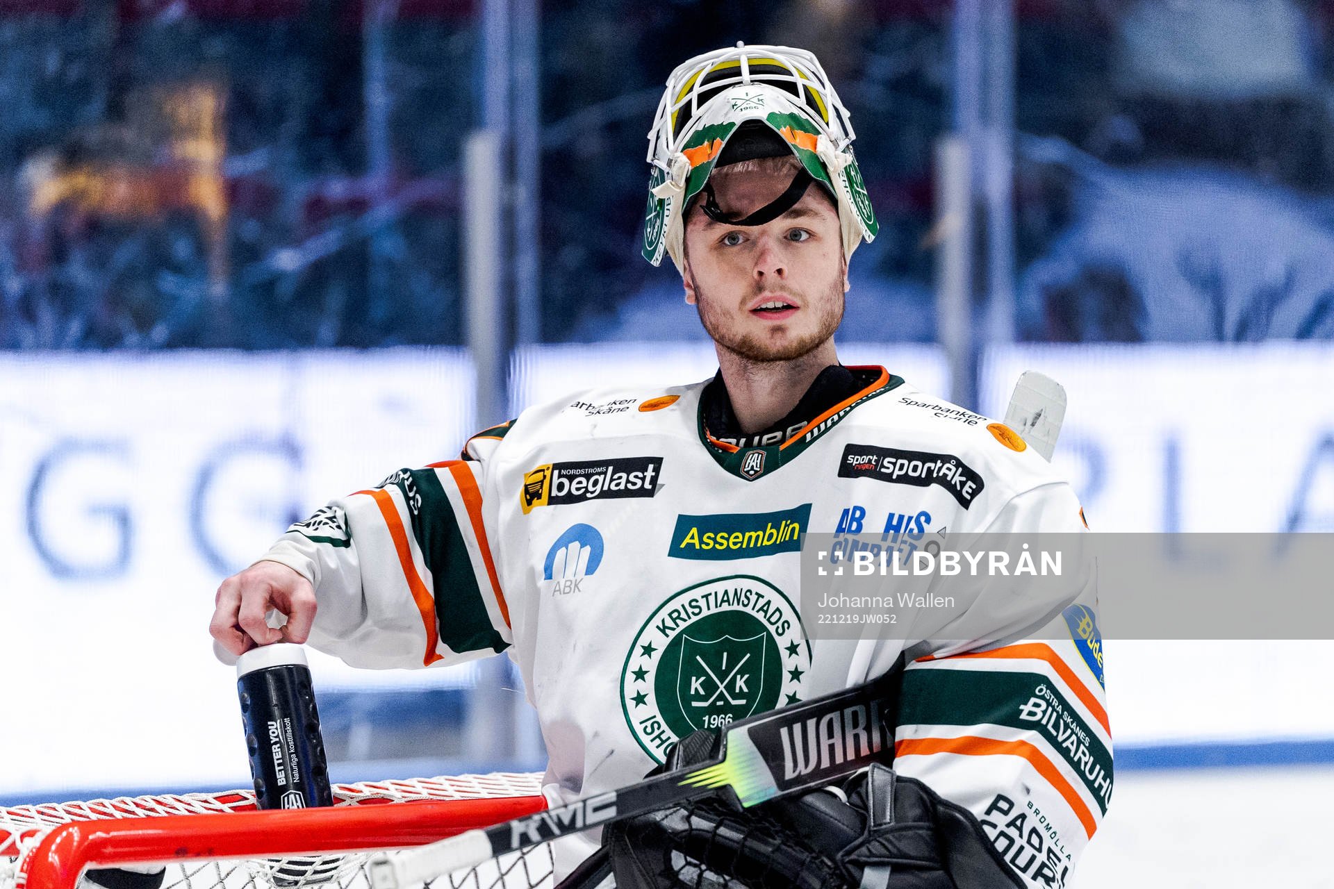Kristianstads målvakt Filip Larsson