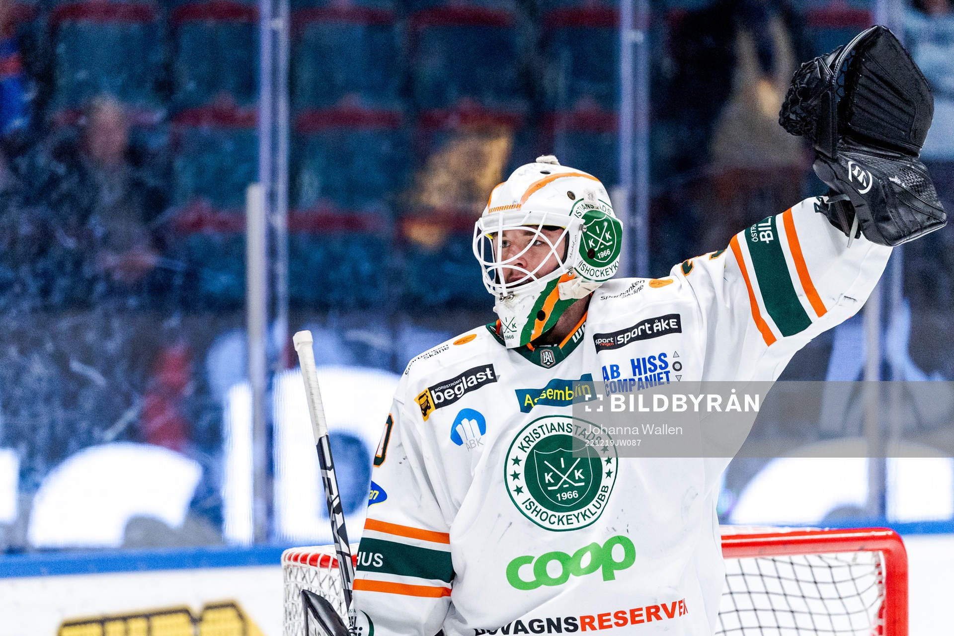 Kristianstads målvakt Filip Larsson