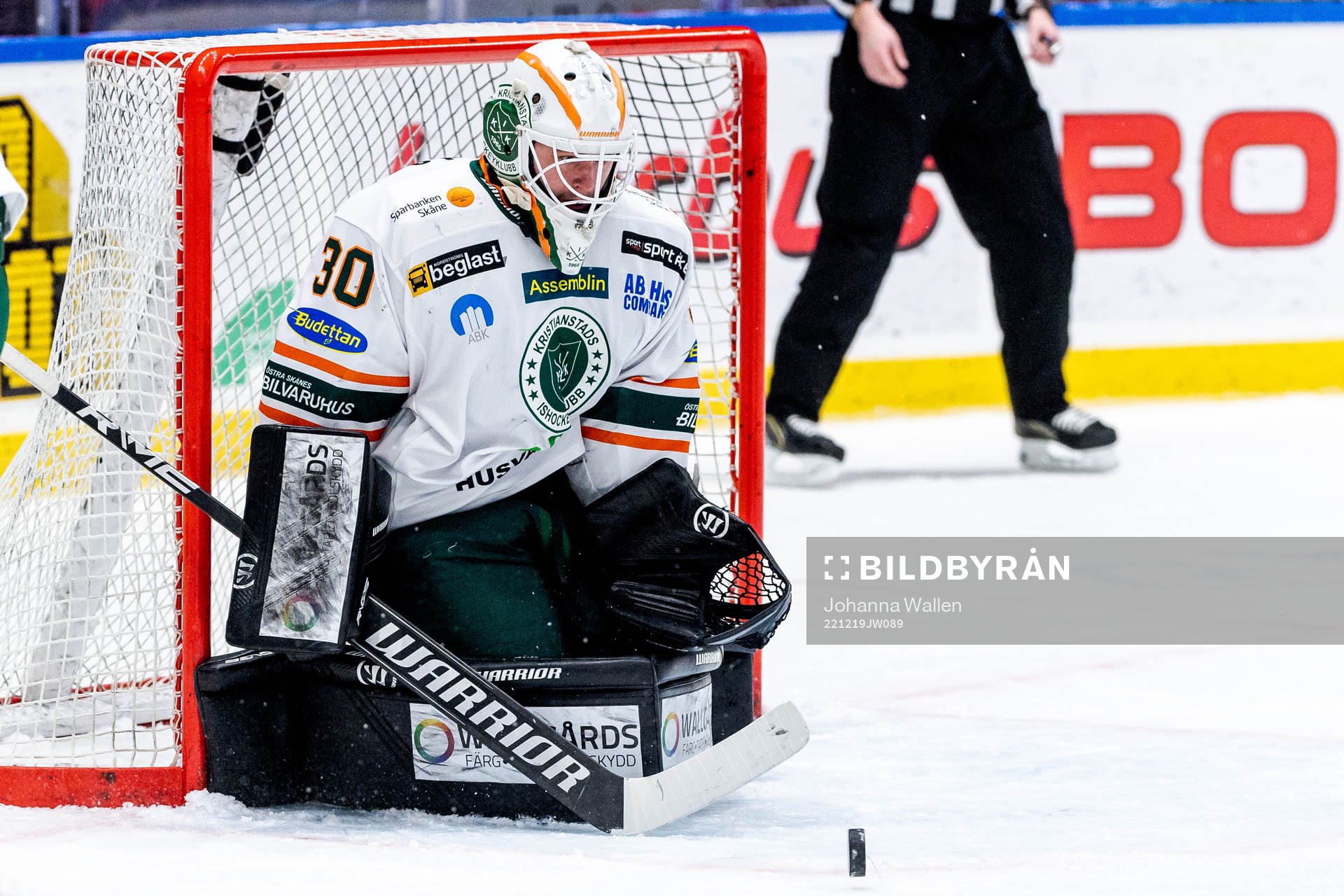 Kristianstads målvakt Filip Larsson