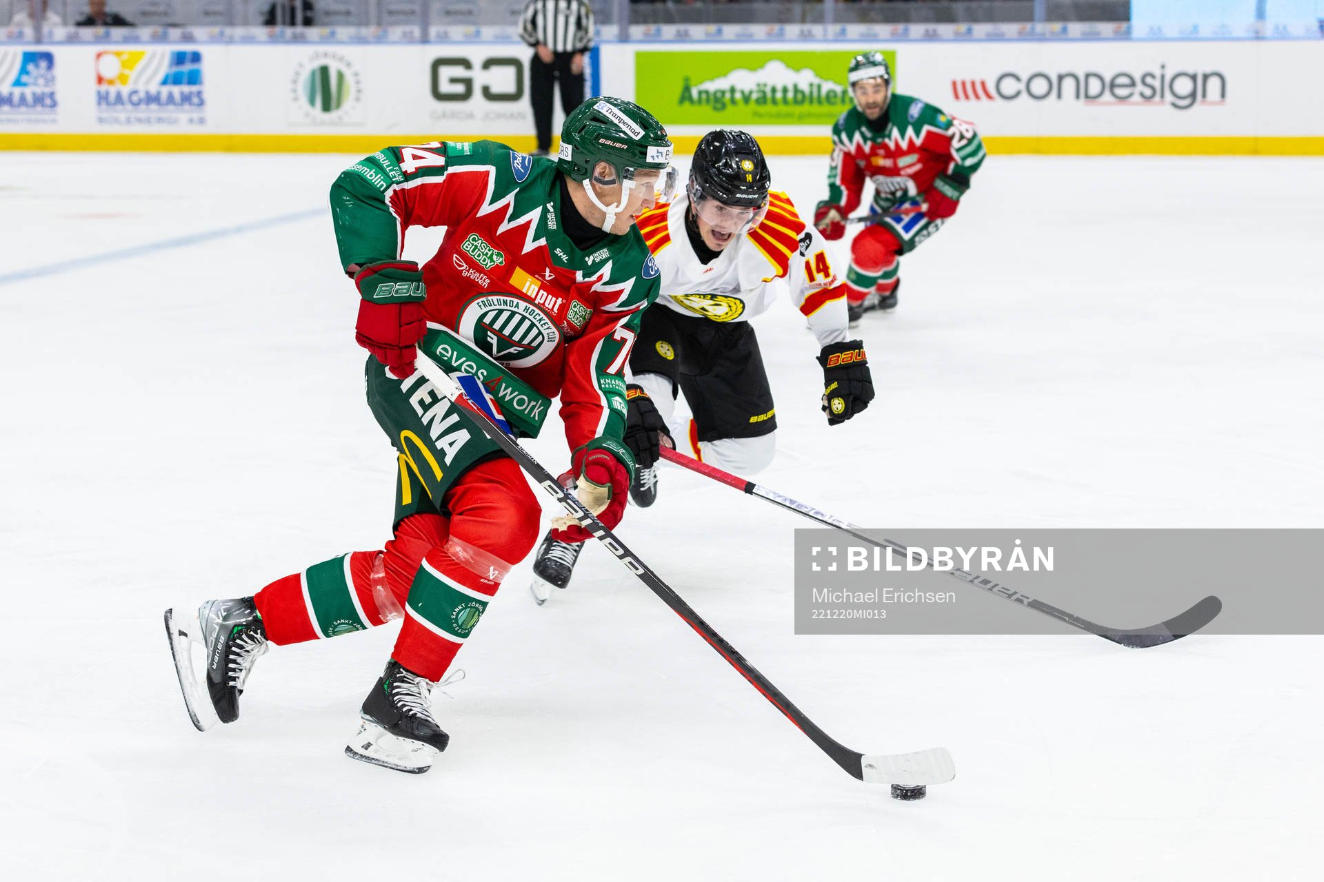 Frölundas Andreas Borgman och Brynäs Alexander Ljungkrantz