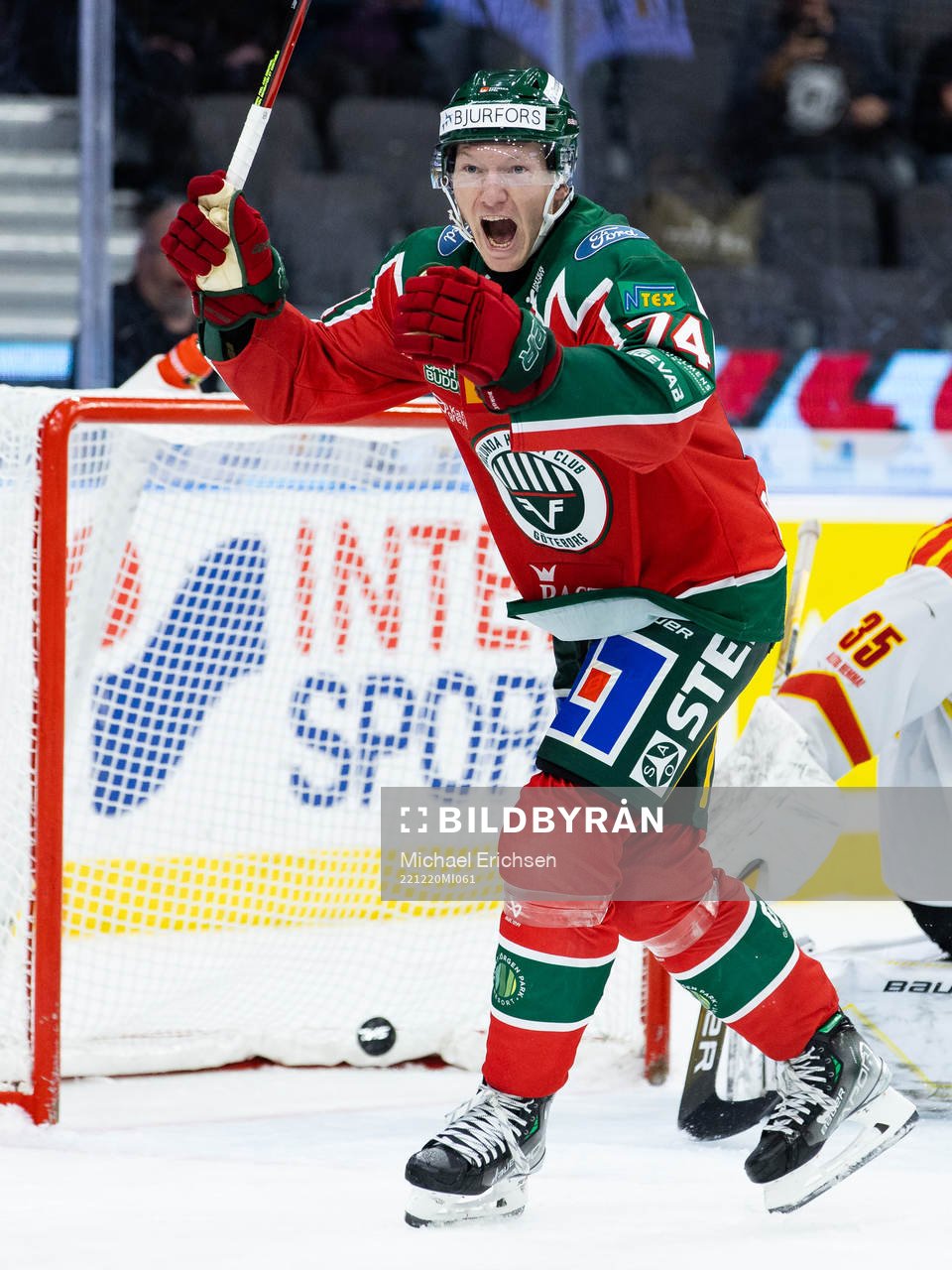 Frölundas Andreas Borgman jublar