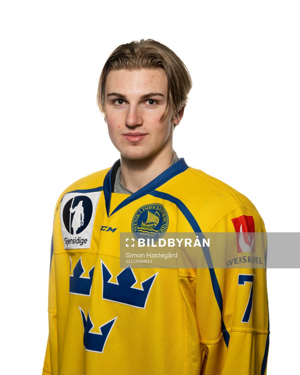 Calle Odelius of Sweden poses for a portrait