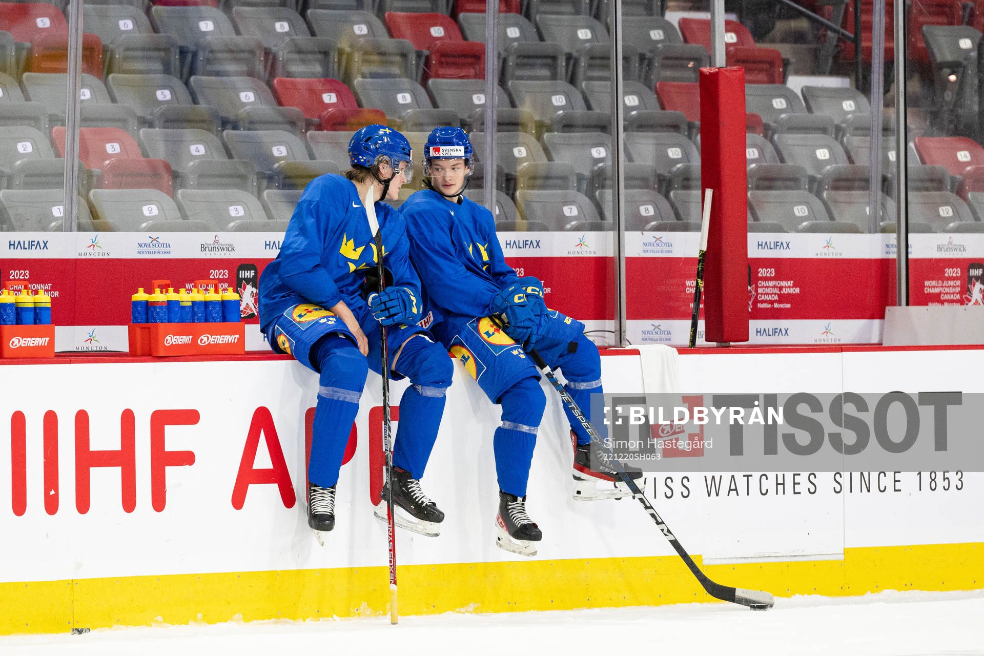 Milton Oscarson and Fabian Wagner of Sweden