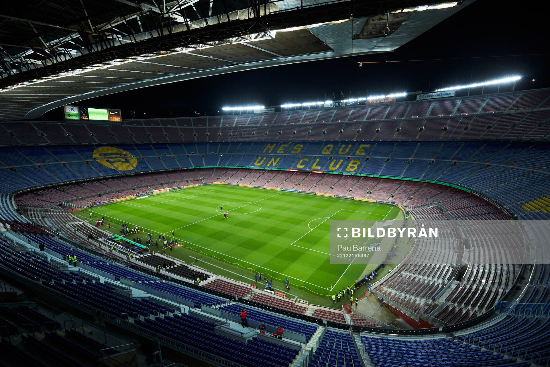 General view of the Spotify Camp Nou Stadium