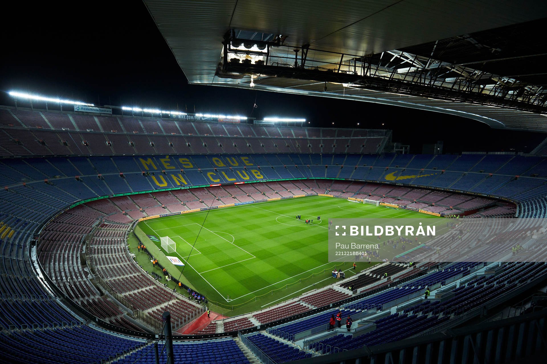 General view of the Spotify Camp Nou Stadium