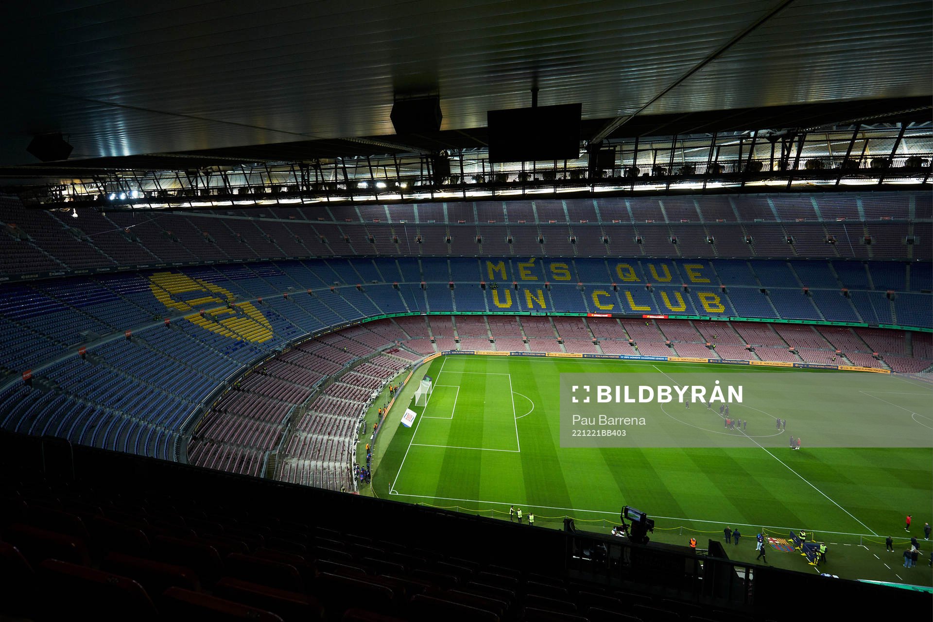 General view of the Spotify Camp Nou Stadium
