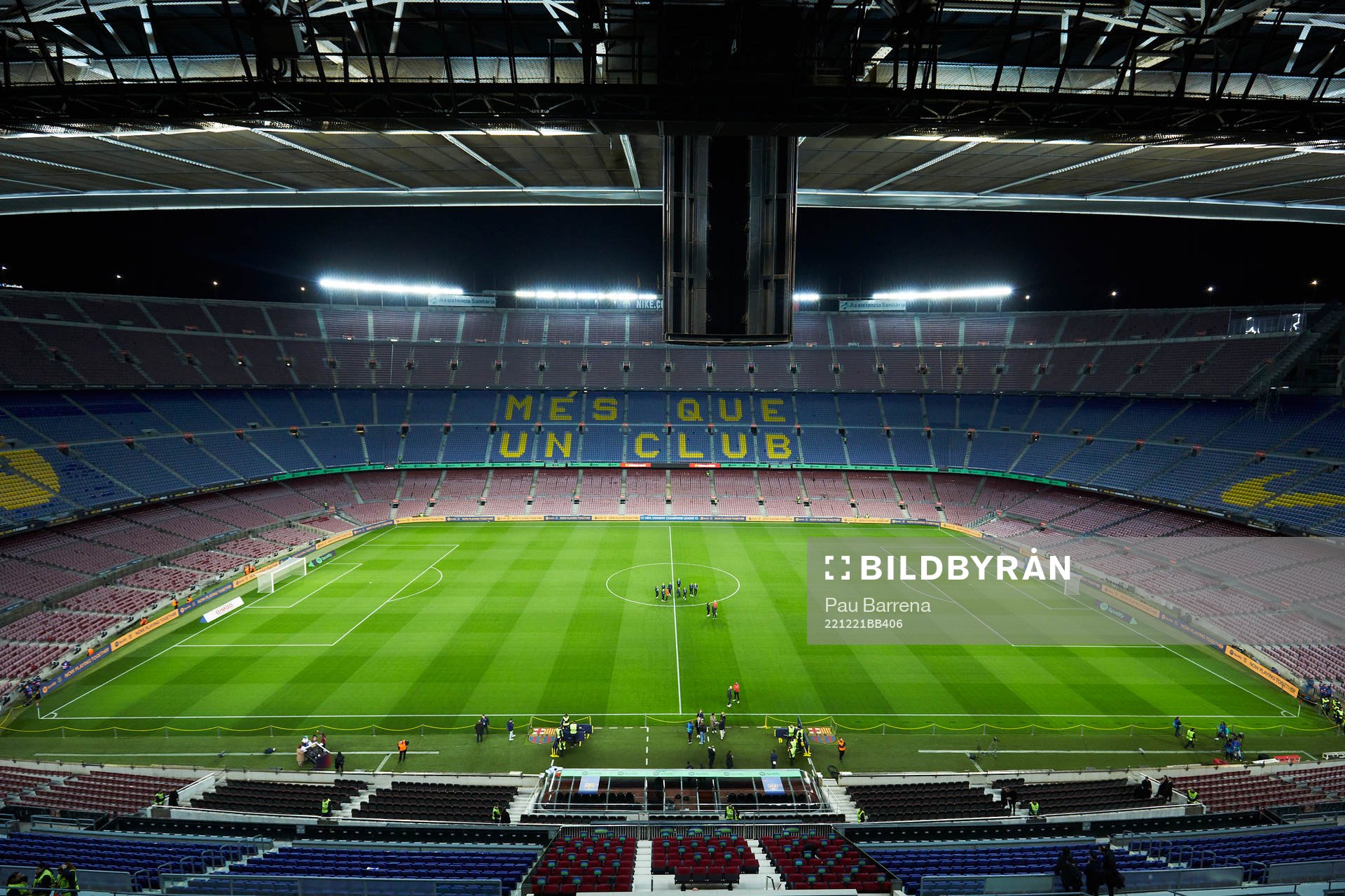 General view of the Spotify Camp Nou Stadium