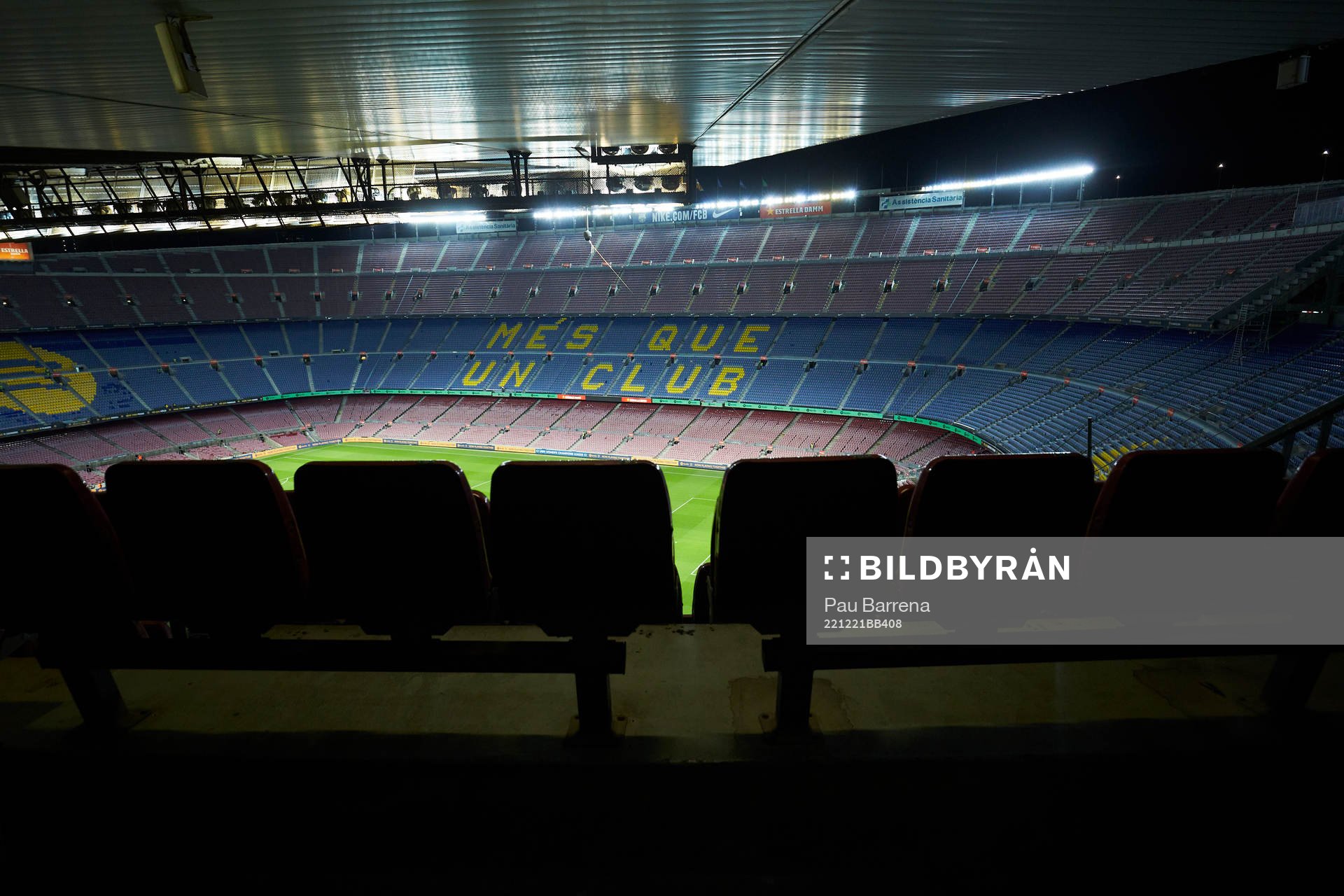 General view of the Spotify Camp Nou Stadium