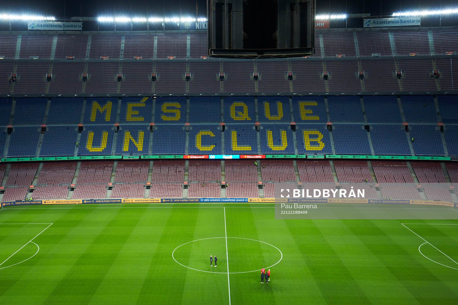 General view of the Spotify Camp Nou Stadium