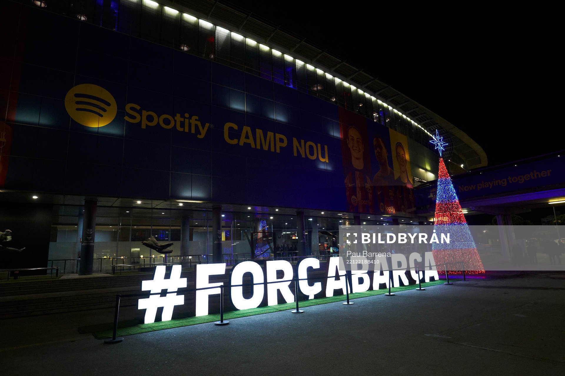 General view of the Spotify Camp Nou Stadium