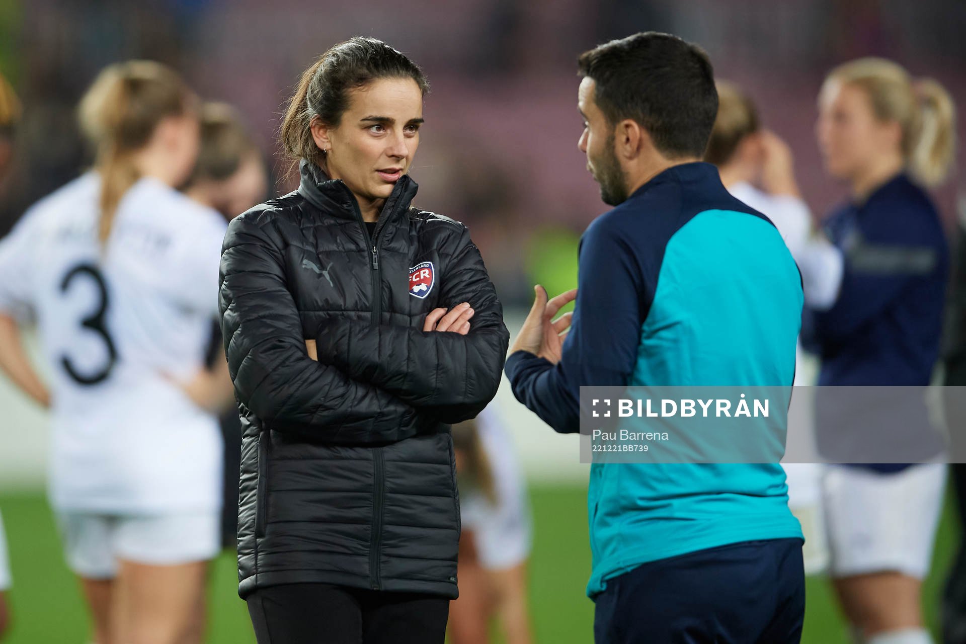 Head coach Renee Slegers of FC Rosengård and Head coach