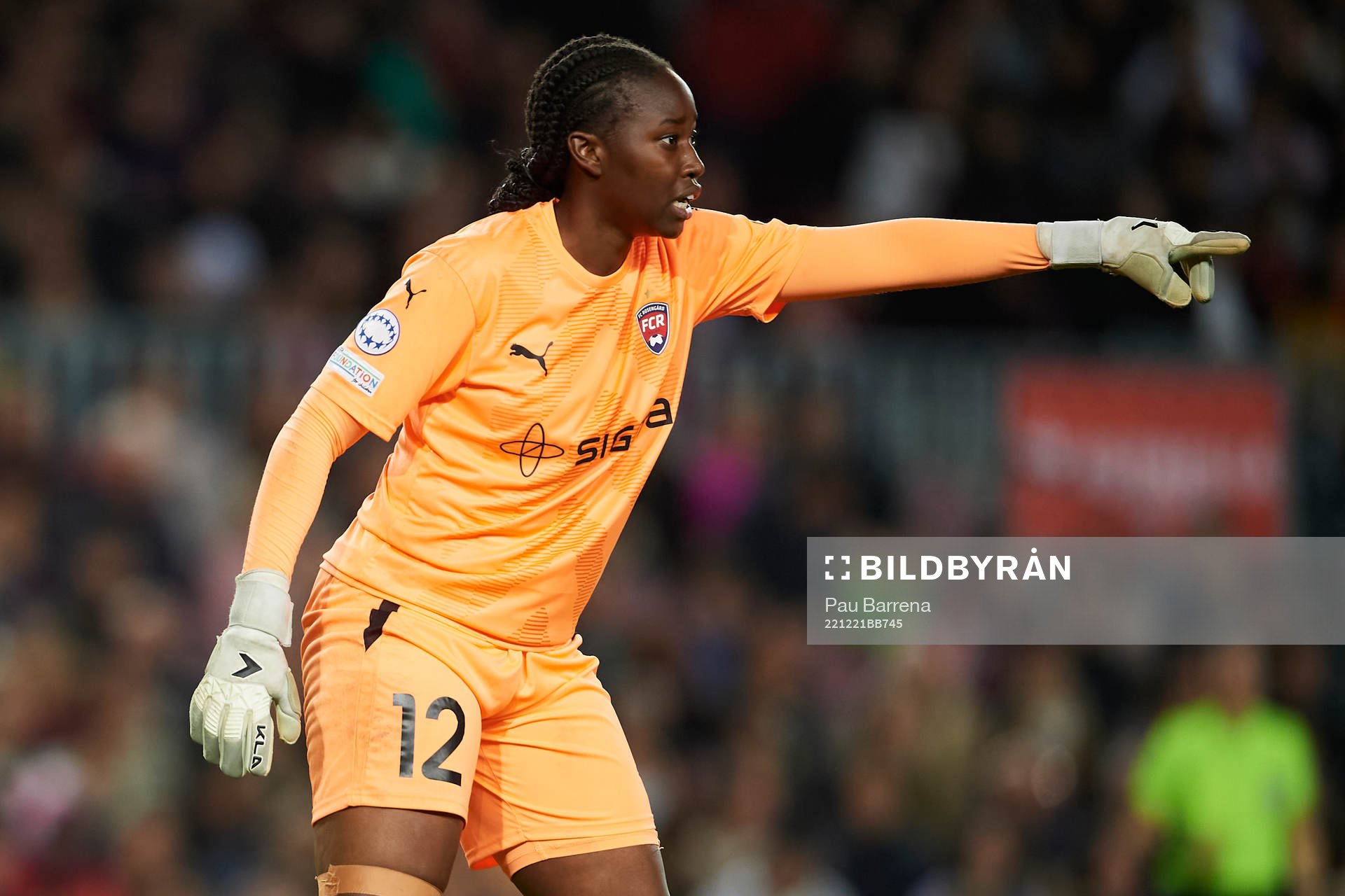Goalkeeper Angel Mukasa of FC Rosengård