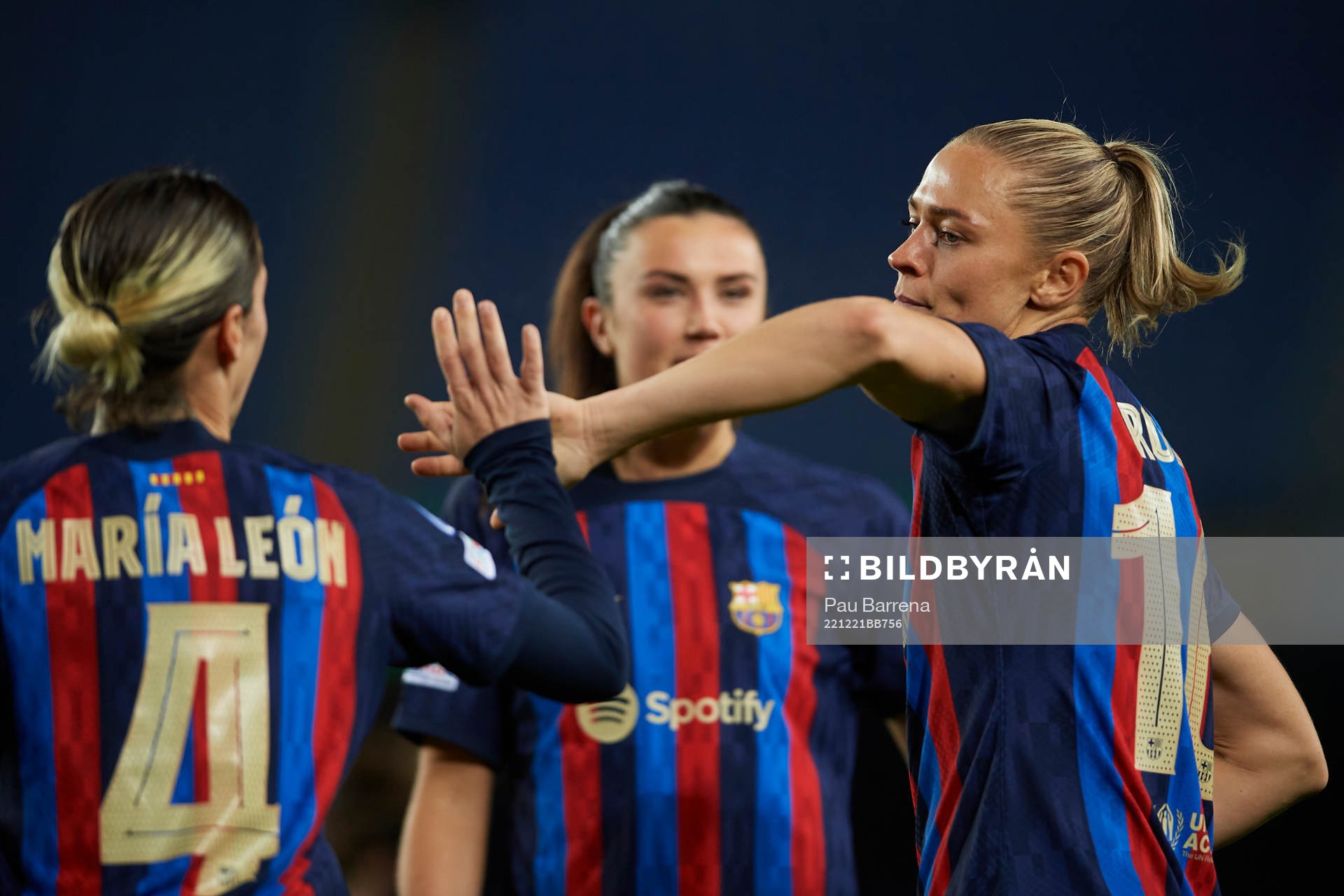 Fridolina Rolfö of FC Barcelona celebrates