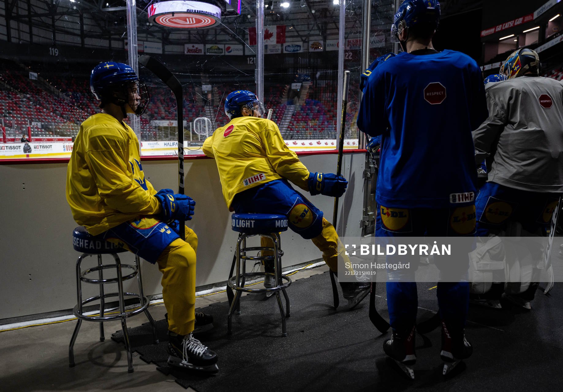 Axel Sandin-Pellikka and Adam Engström of Sweden