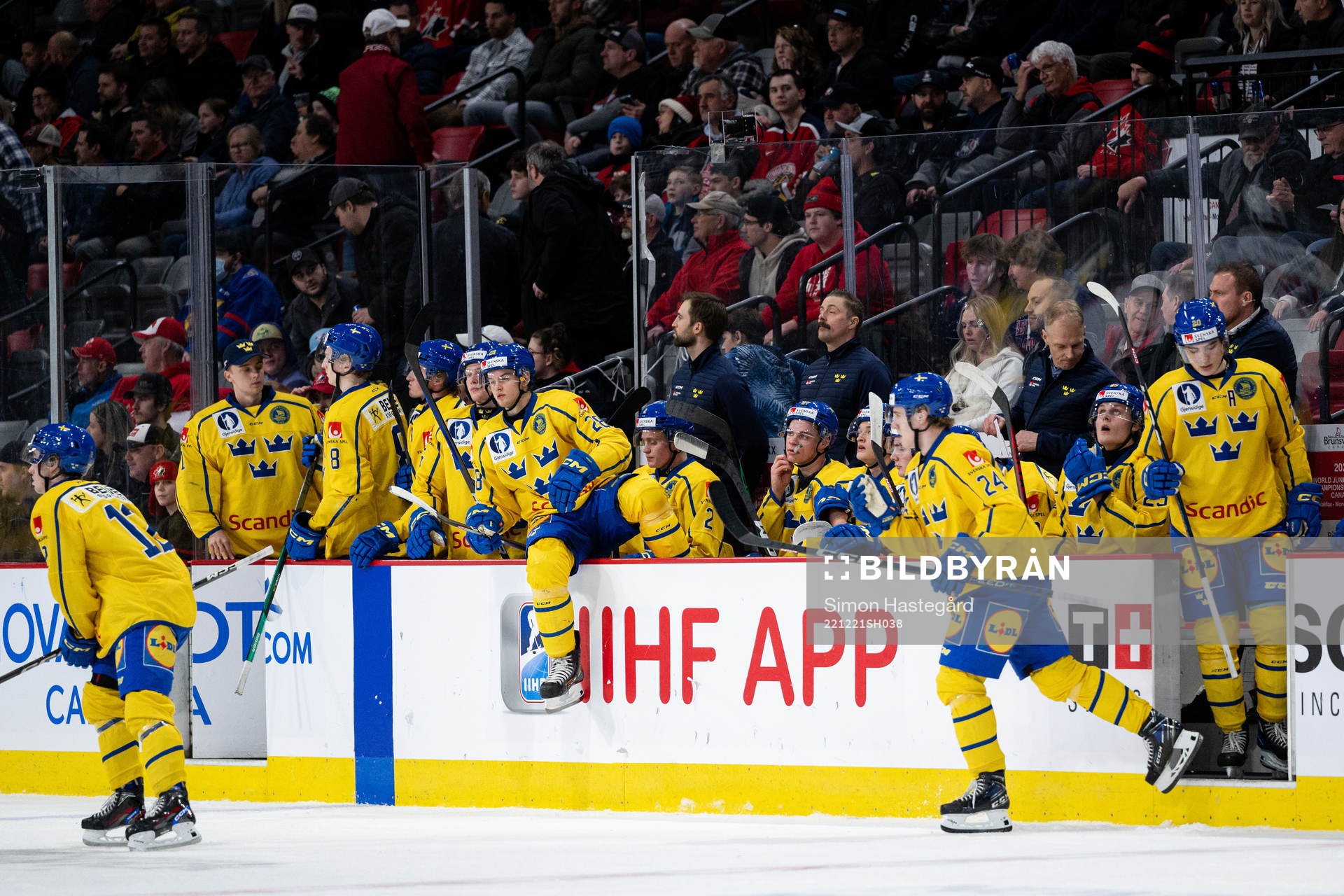 Simon Robertsson, Oskar Pettersson and Milton Oscarson of