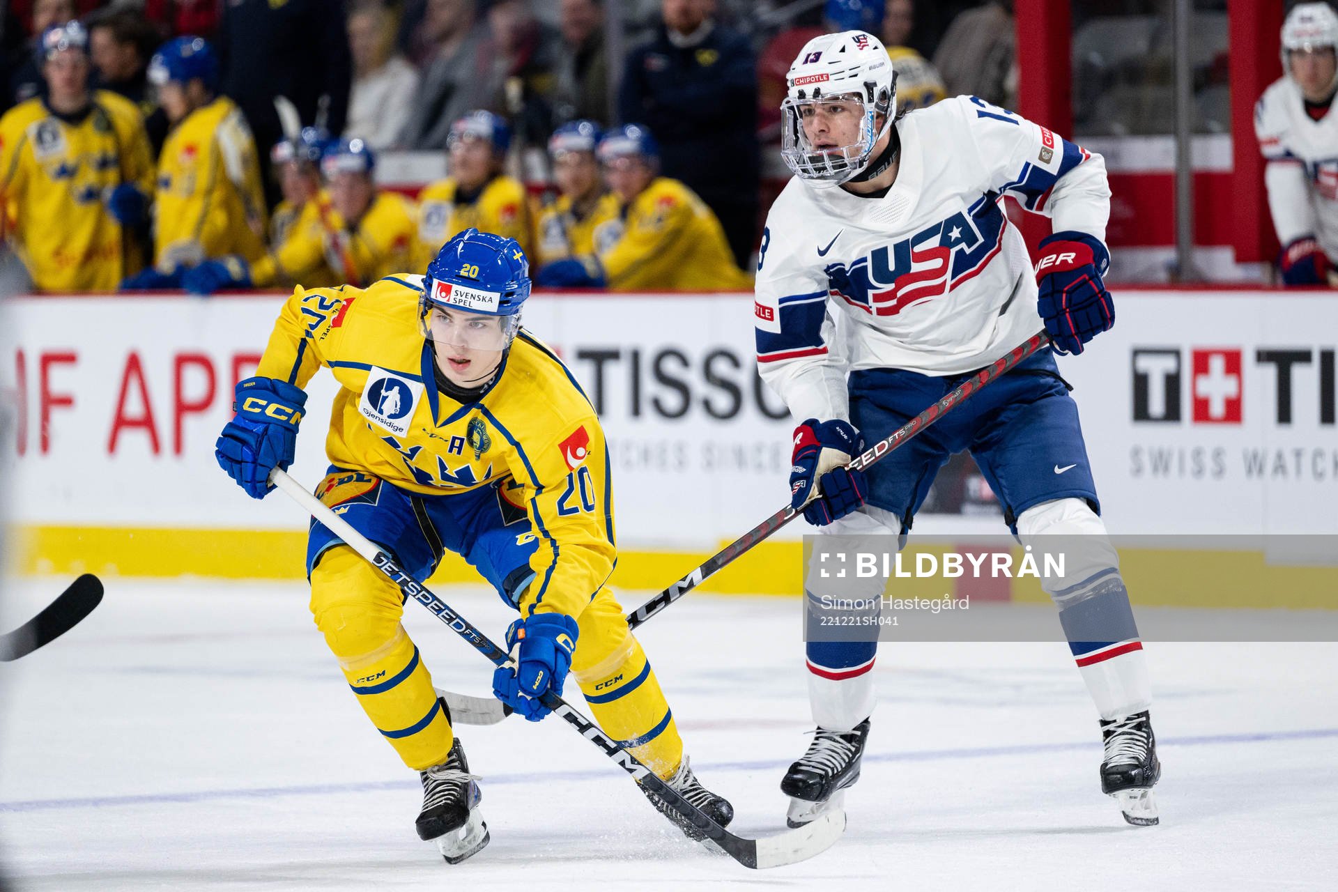 Liam Öhgren of Sweden and Tyler Boucher of USA