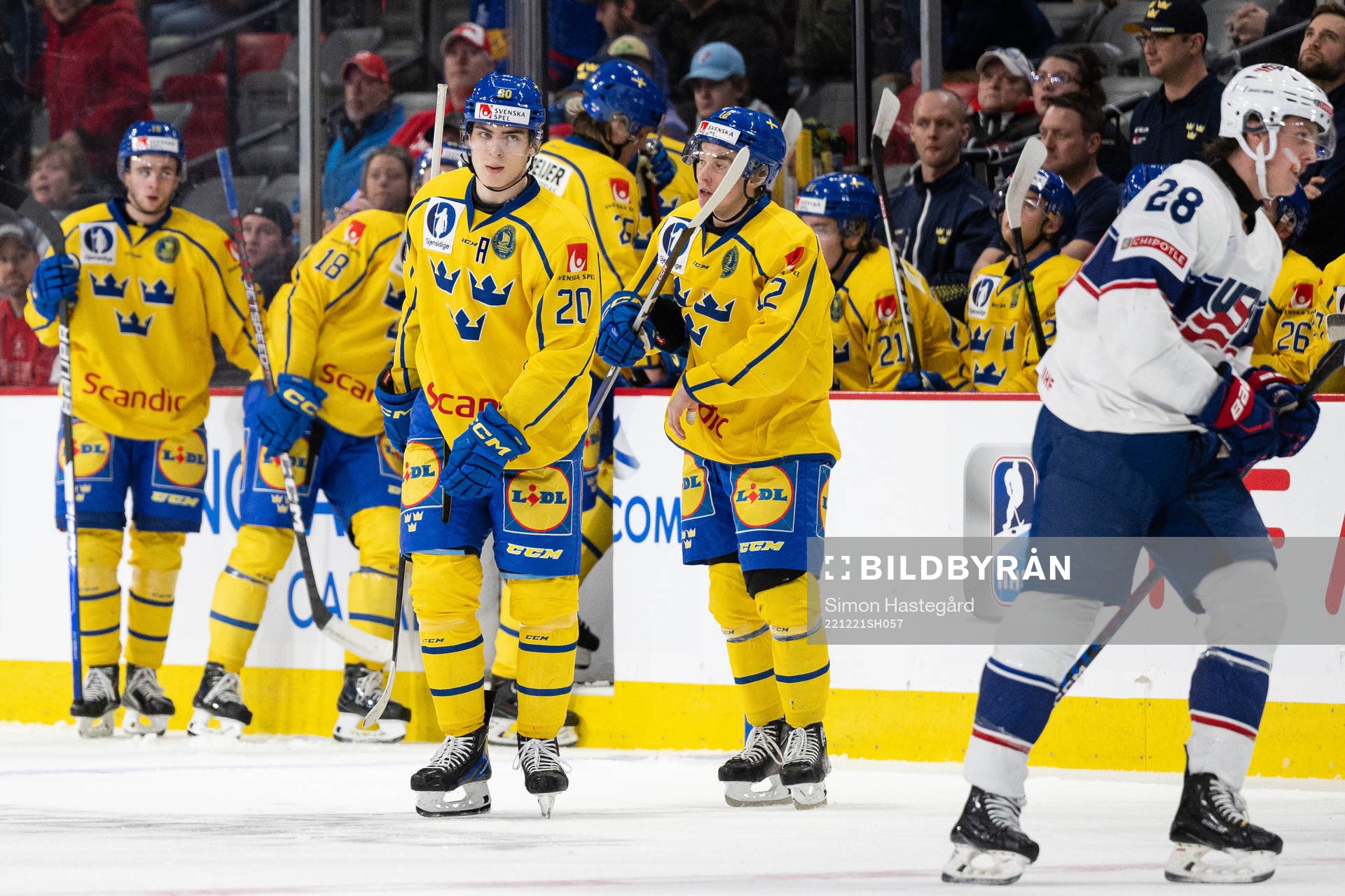 Liam Öhgren and Noah Östlund of Sweden