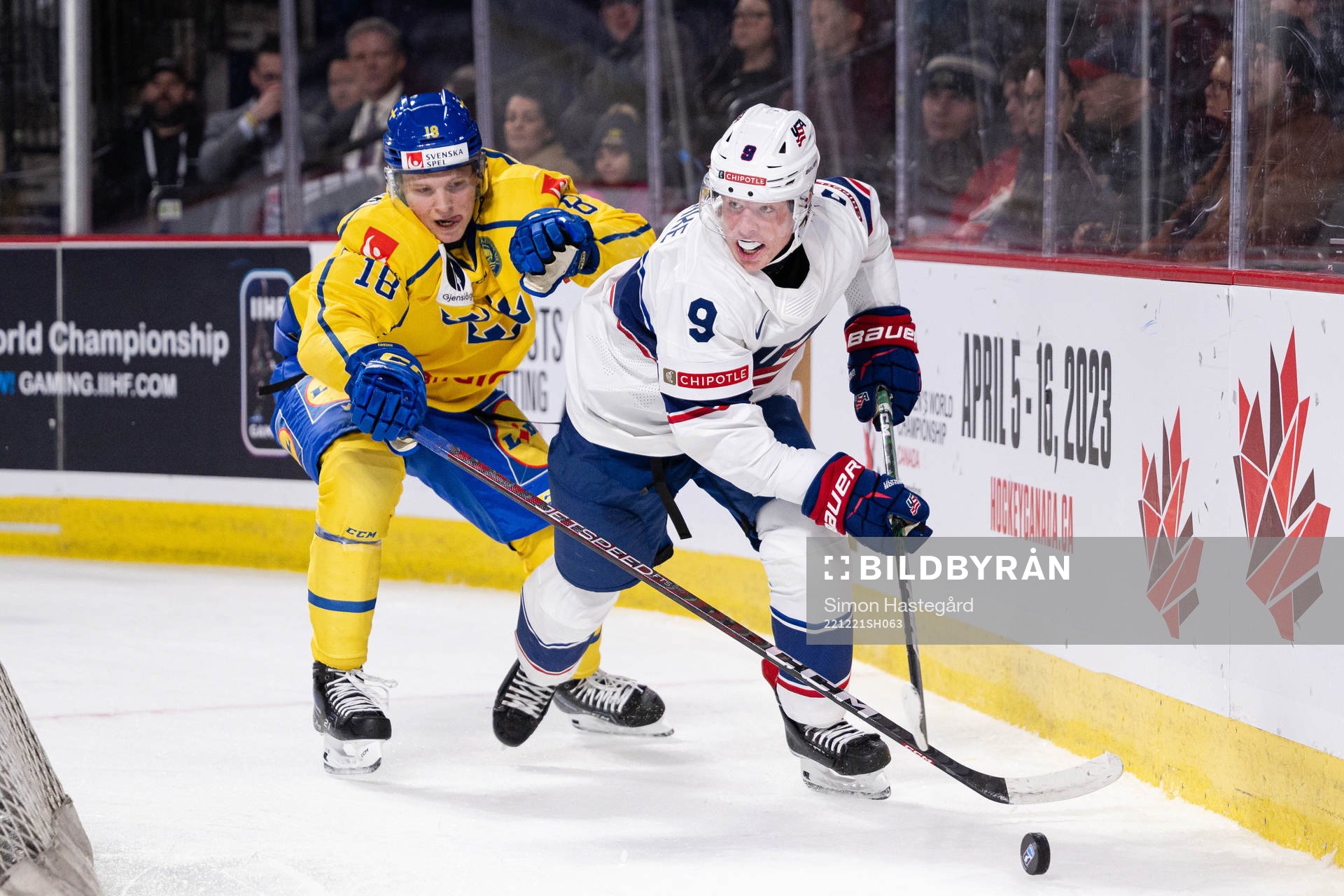 Filip Bystedt of Sweden and Jackson Blake of USA