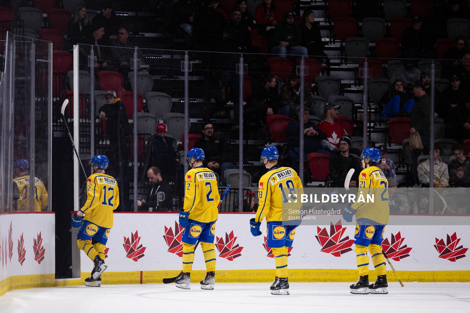 Noah Östlund , Elias Pettersson , Filip Bystedt and Leo