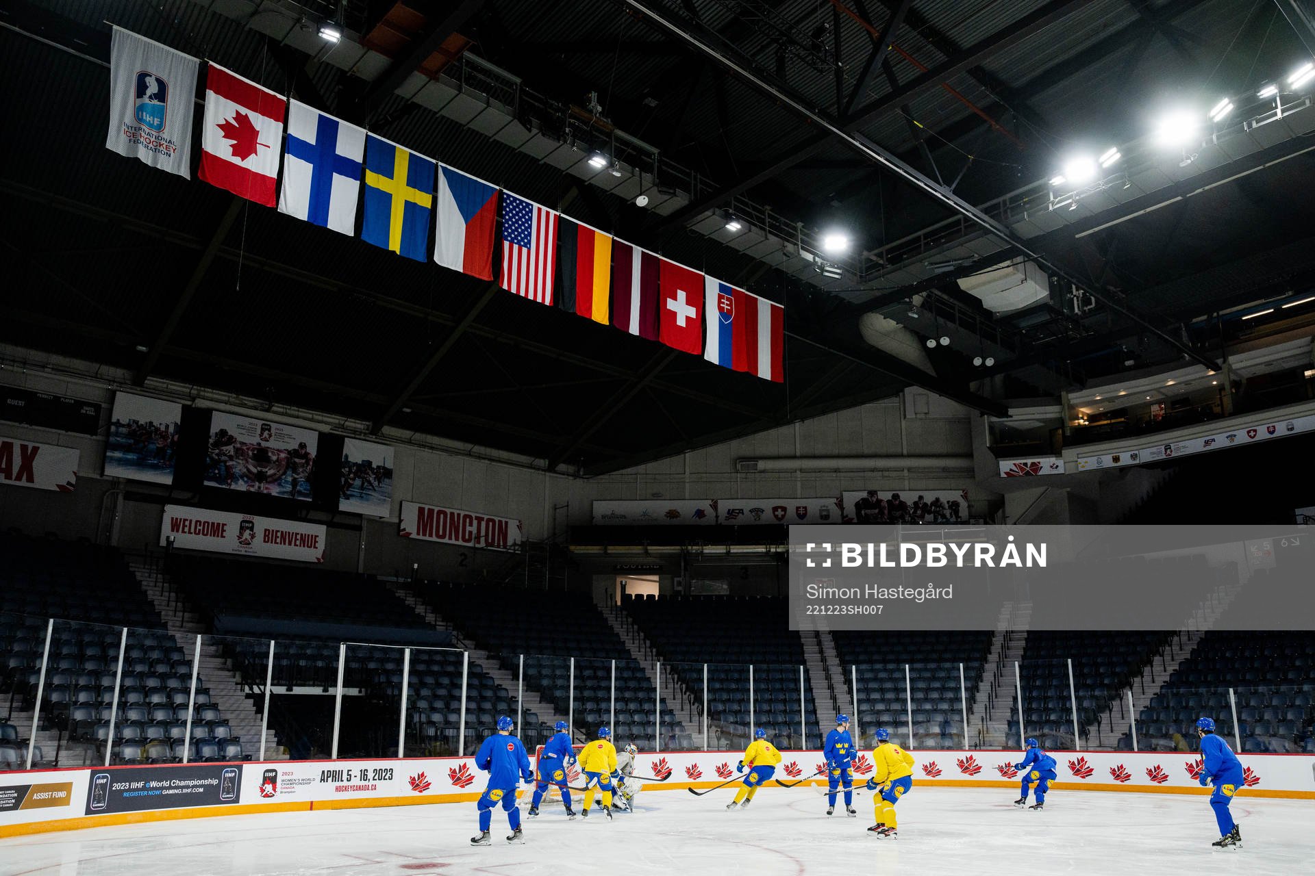 Flags of Canada, Finland, Sweden, Czech Republic, USA,