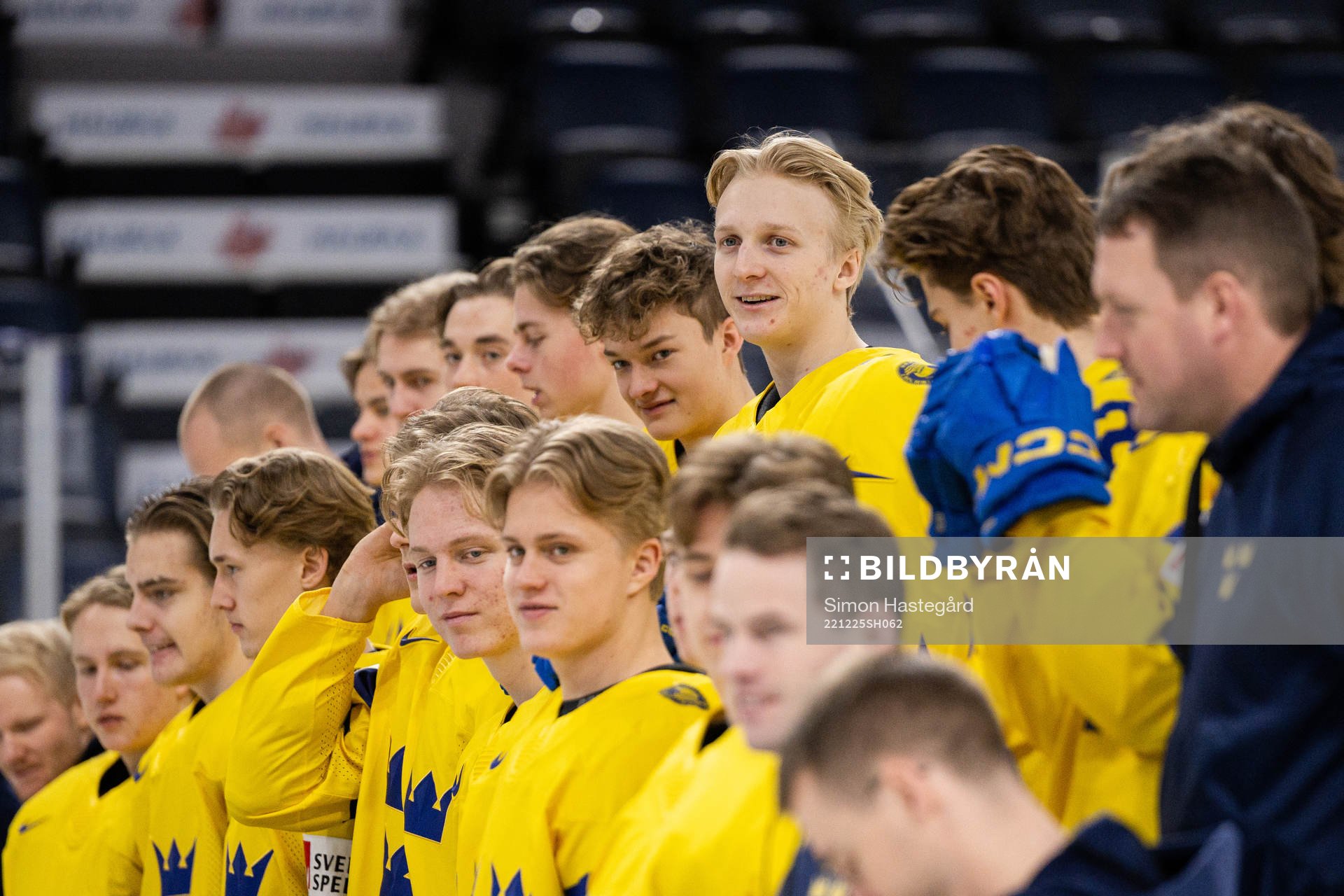 Adam Engström of Sweden poses for team photo