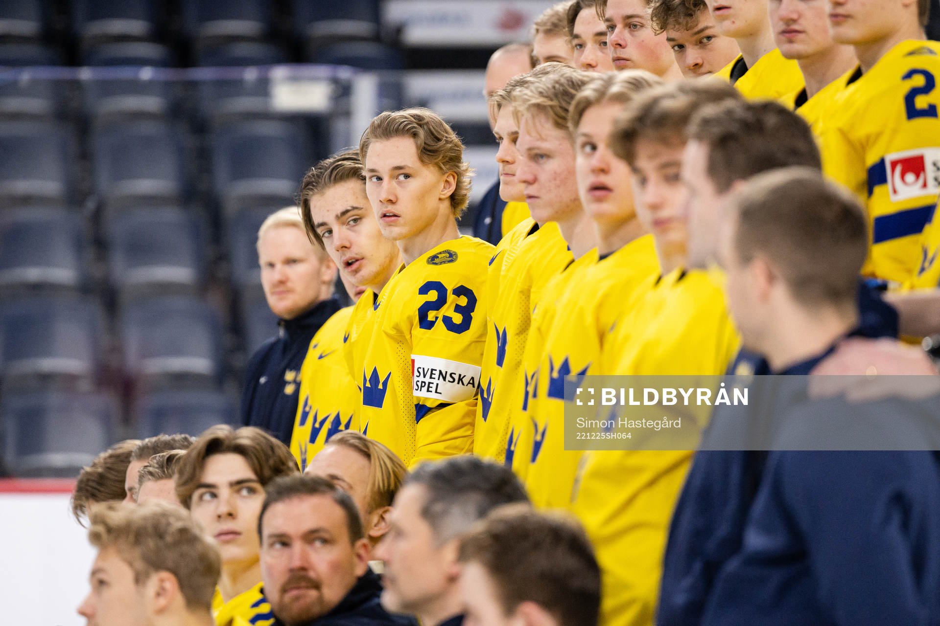 William Strömgren of Sweden poses for team photo